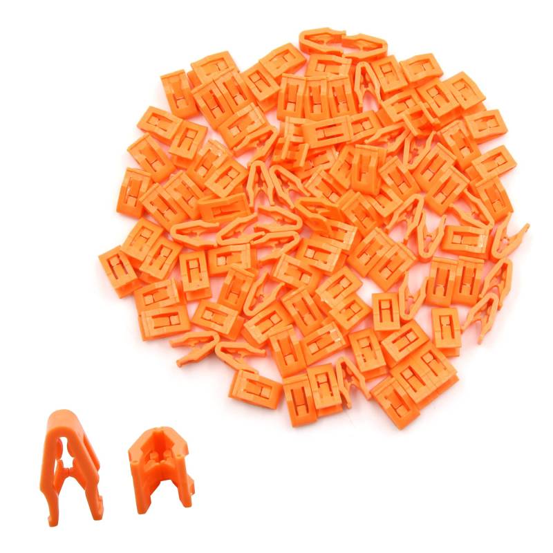 A ABSOPRO 100 Stück Konsole Retainers Dashboard Trim Clip Befestigung Orange von A ABSOPRO
