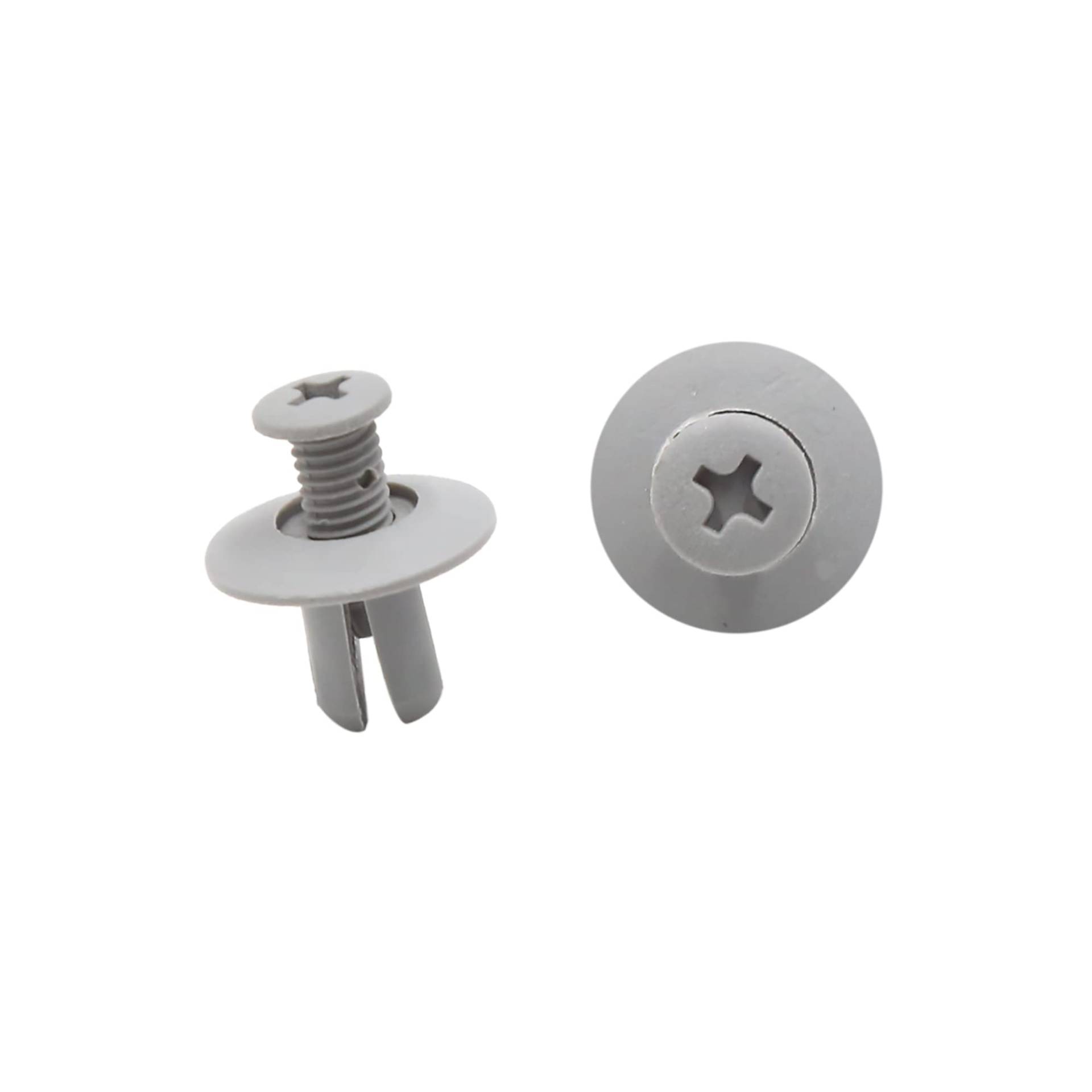 A ABSOPRO 100 Stück Nieten Befestigungsclip 8mm Kunststoff Grau Ersatz A ABSOPRO 100 Stück Nieten Befestigungsclip 8mm Kunststoff Grau Ersatz von A ABSOPRO