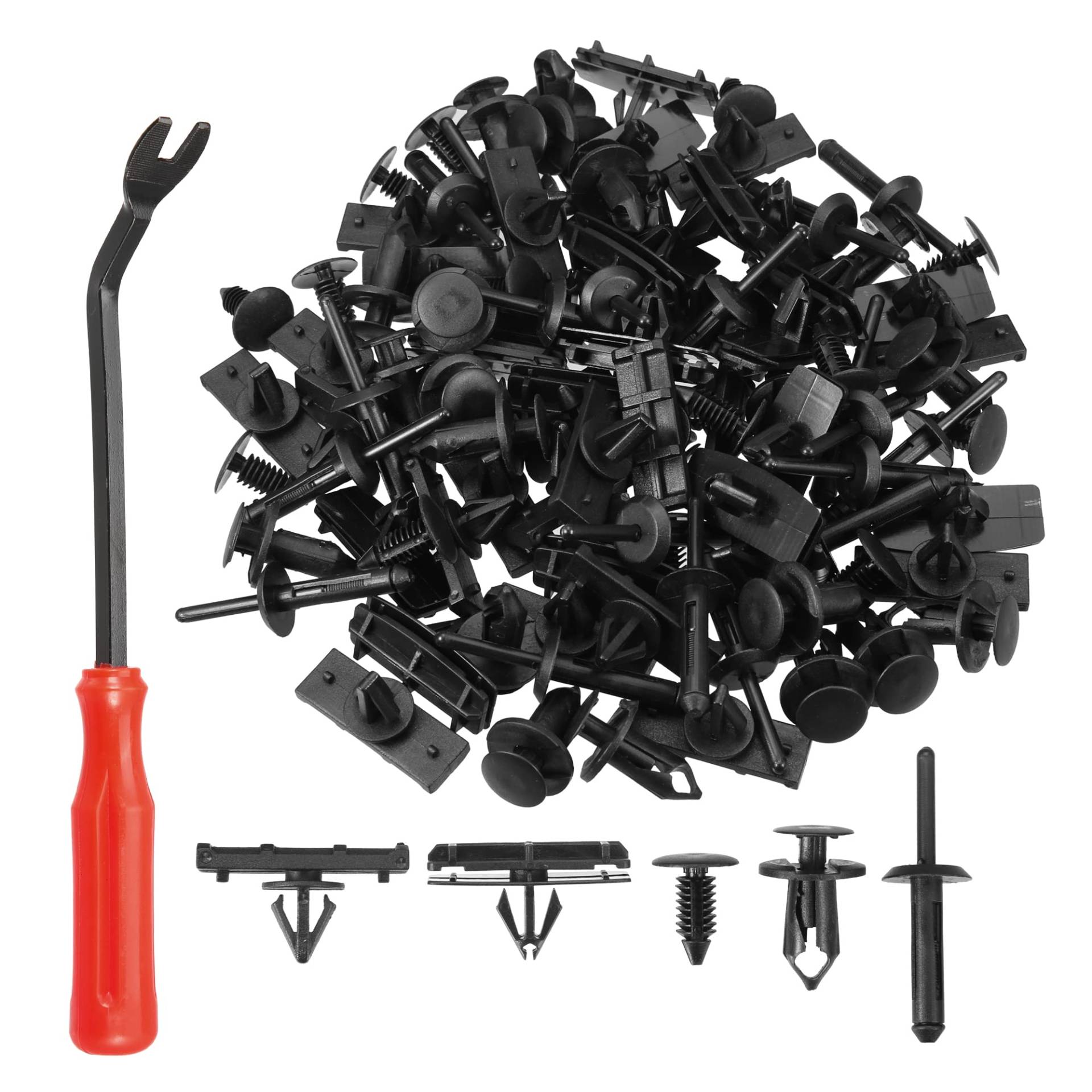 A ABSOPRO 101 Stück Befestigungsclip Kit Stoßstange Türverkleidung Clips für Jeep Schwarz A ABSOPRO 101 Stück Befestigungsclip Kit Stoßstange Türverkleidung Clips für Jeep Schwarz von A ABSOPRO