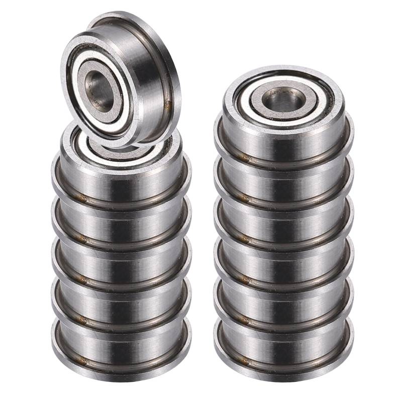 A ABSOPRO 12 Stück Rillenkugellager Rillen Kugellager Ersatz F623ZZ 3x10x4mm Silberton von A ABSOPRO