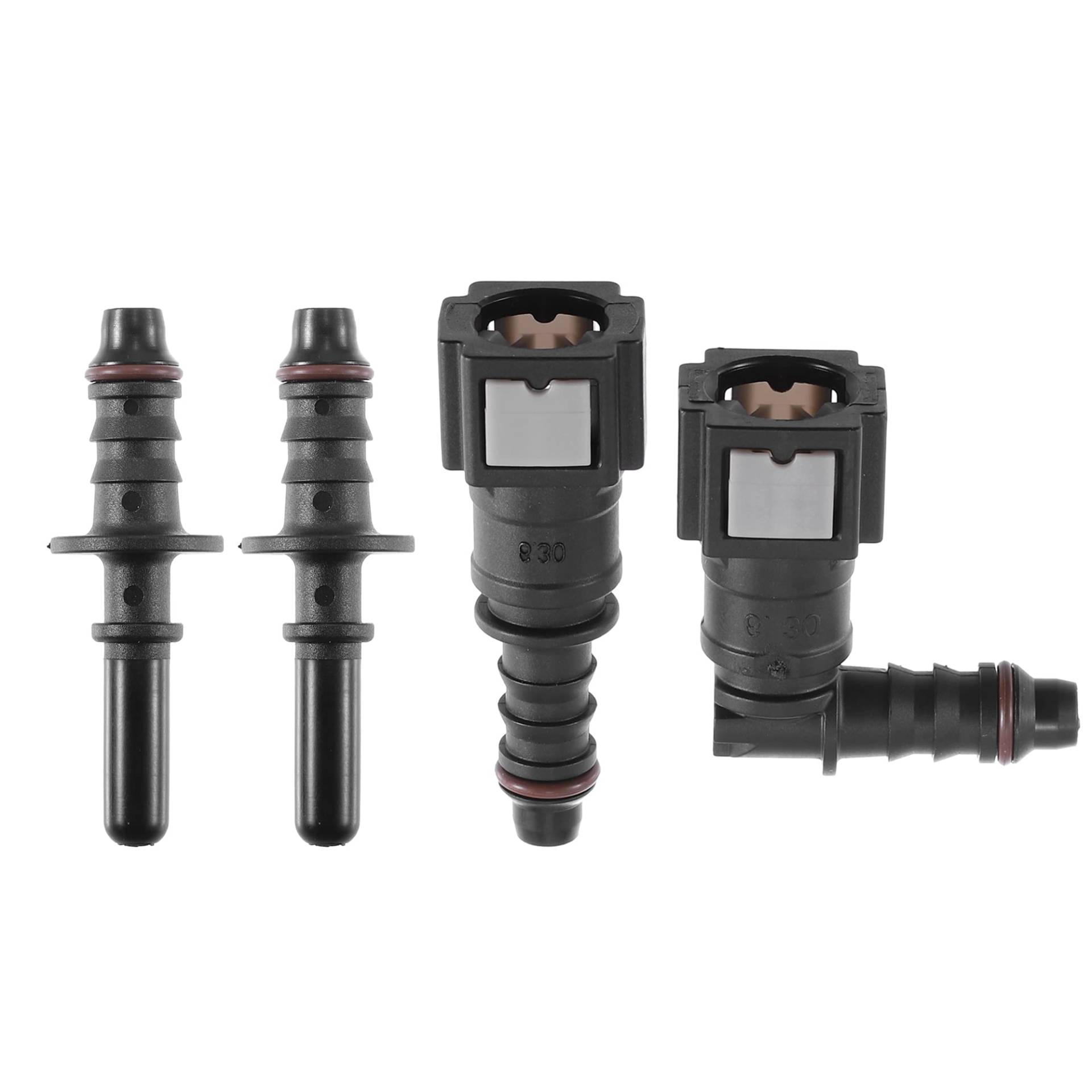 A ABSOPRO Kraftstoffleitung Verbinder Schlauchkupplung 1/4" 6.3mm SAE auf 5/16" 8mm Verbindungsstück Kraftstoffschlauch 2 Satz A ABSOPRO Kraftstoffleitung Verbinder Schlauchkupplung 1/4" 6.3mm SAE auf 5/16" 8mm Verbindungsstück Kraftstoffschlauch 2 Satz von A ABSOPRO
