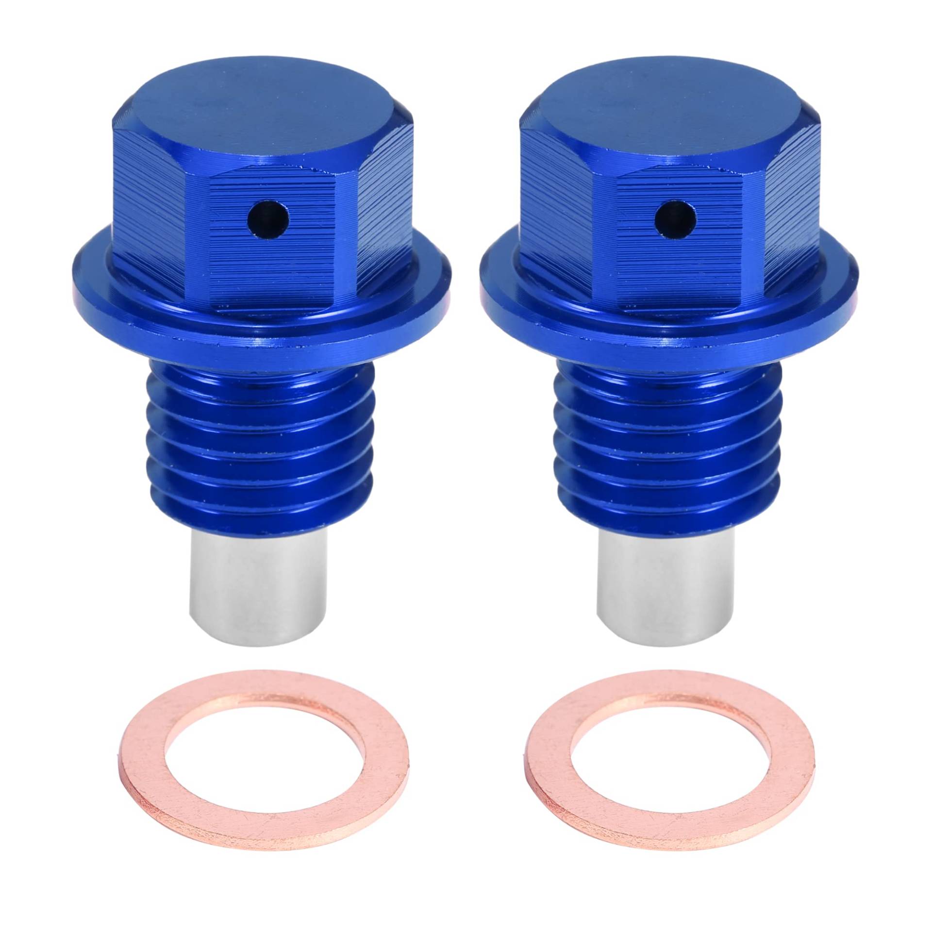 A ABSOPRO 2 Stücke Ölablassschraube M12x1,5 Ölablassschraube mit Dichtring Auto Ölschraube Kit Ölwannenwanne Blau A ABSOPRO 2 Stücke Ölablassschraube M12x1,5 Ölablassschraube mit Dichtring Auto Ölschraube Kit Ölwannenwanne Blau von A ABSOPRO
