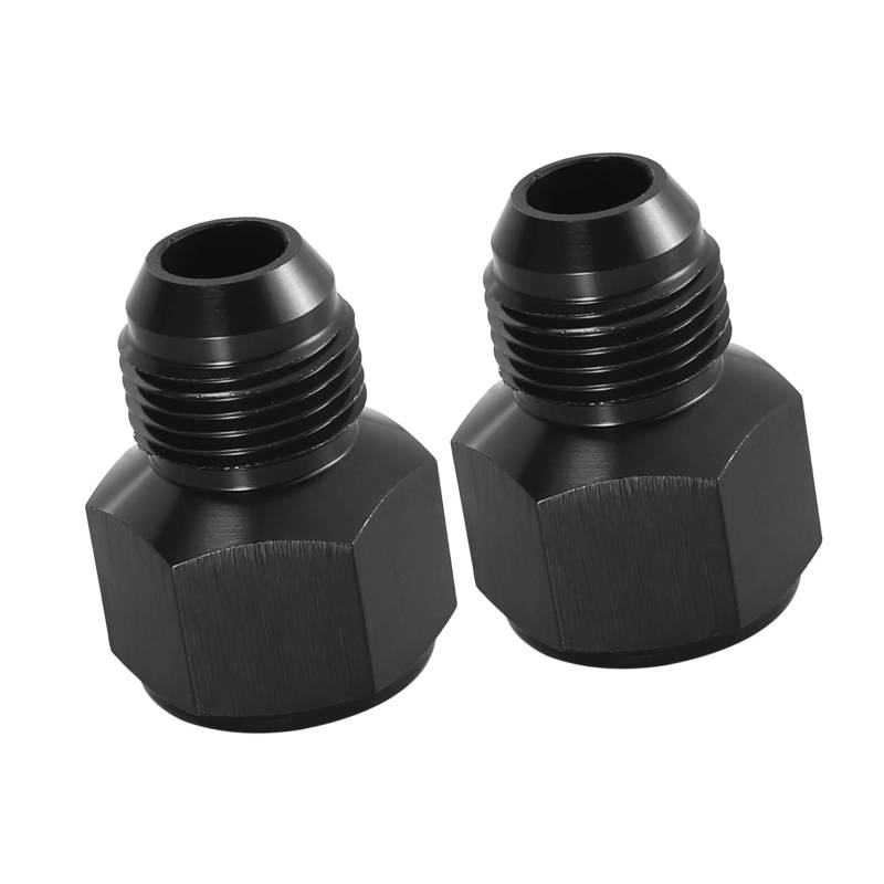 A ABSOPRO 2 Stück Auto Buchse AN10 auf Stecker AN8 Fackelreduzierer Fitting Adapter Schwarz Artikelaustausch von A ABSOPRO