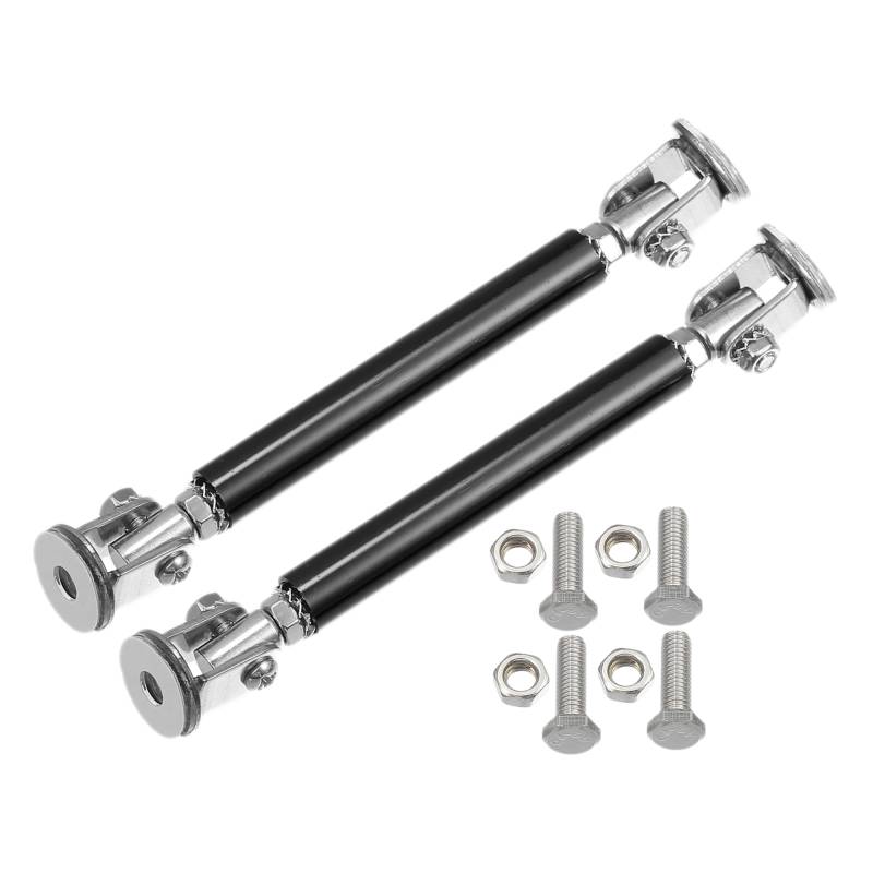 A ABSOPRO 2 Stück Auto Vorne Stoßstange Lippensplitter Domstrebe 3"-5" 75mm Schwarz von A ABSOPRO