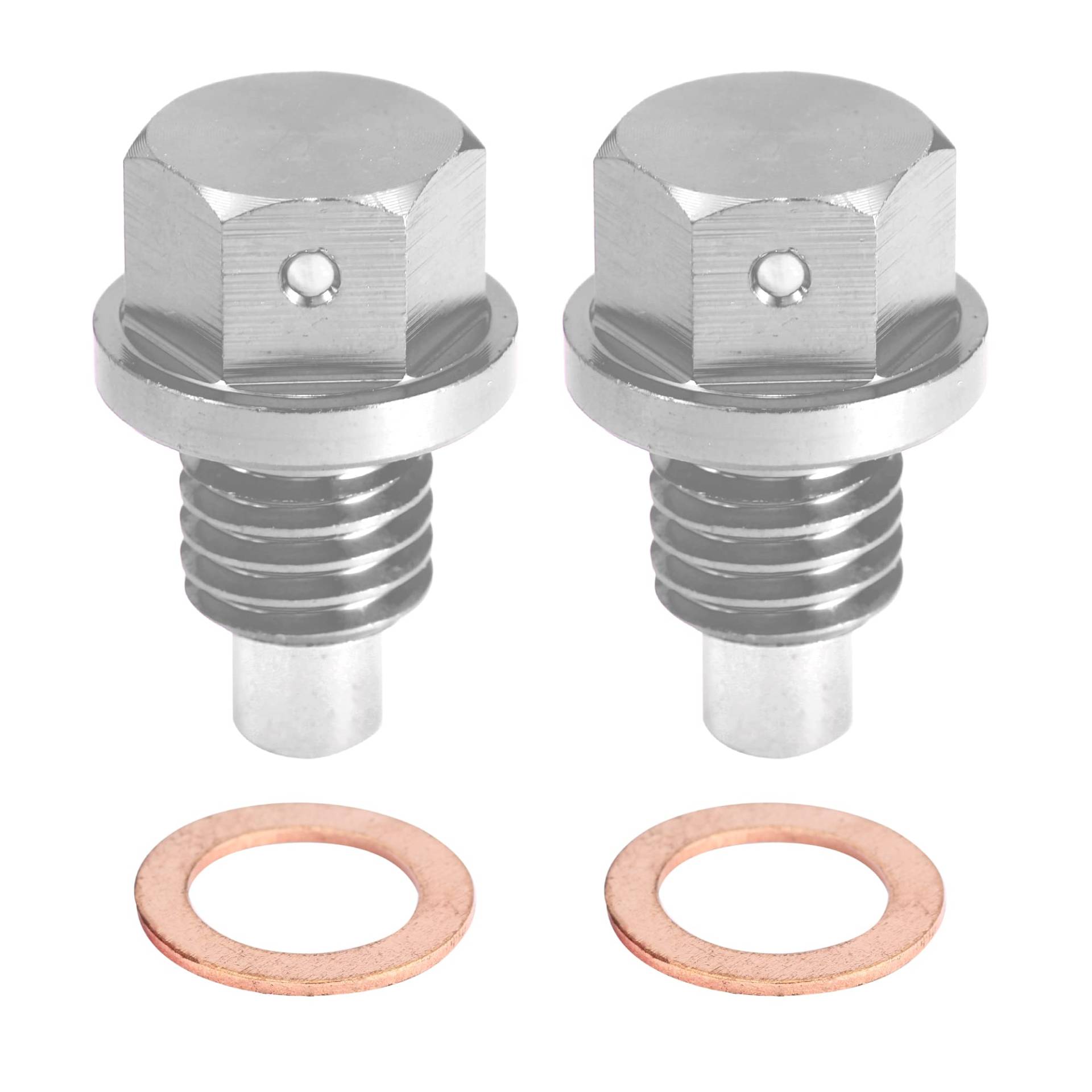 A ABSOPRO 2 Stück Ölablassschraube mit Dichtring M12x1,75 Ölablassschraube Magnetisch Öl Ablassen Schrauben Ölwanne Silber A ABSOPRO 2 Stück Ölablassschraube mit Dichtring M12x1,75 Ölablassschraube Magnetisch Öl Ablassen Schrauben Ölwanne Silber von A ABSOPRO