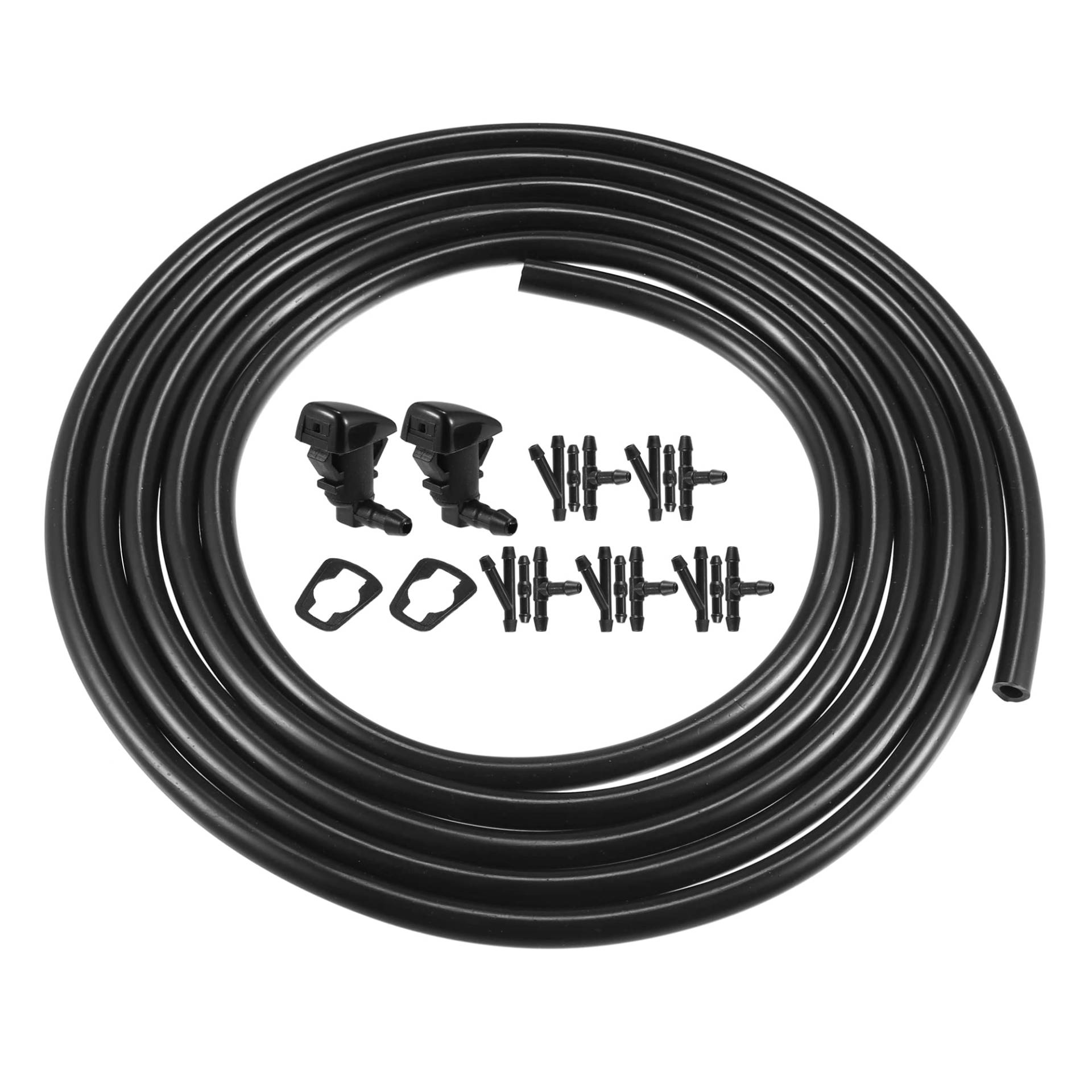 A ABSOPRO 2 Stück ScheibenwaschDüse Scheiben Wasch Düse Wischwasserschlauch Reparaturset 2.5m Schlauch Verbinder Kit 68260029AA 05182327AA A ABSOPRO 2 Stück ScheibenwaschDüse Scheiben Wasch Düse Wischwasserschlauch Reparaturset 2.5m Schlauch Verbinder Kit 68260029AA 05182327AA von A ABSOPRO