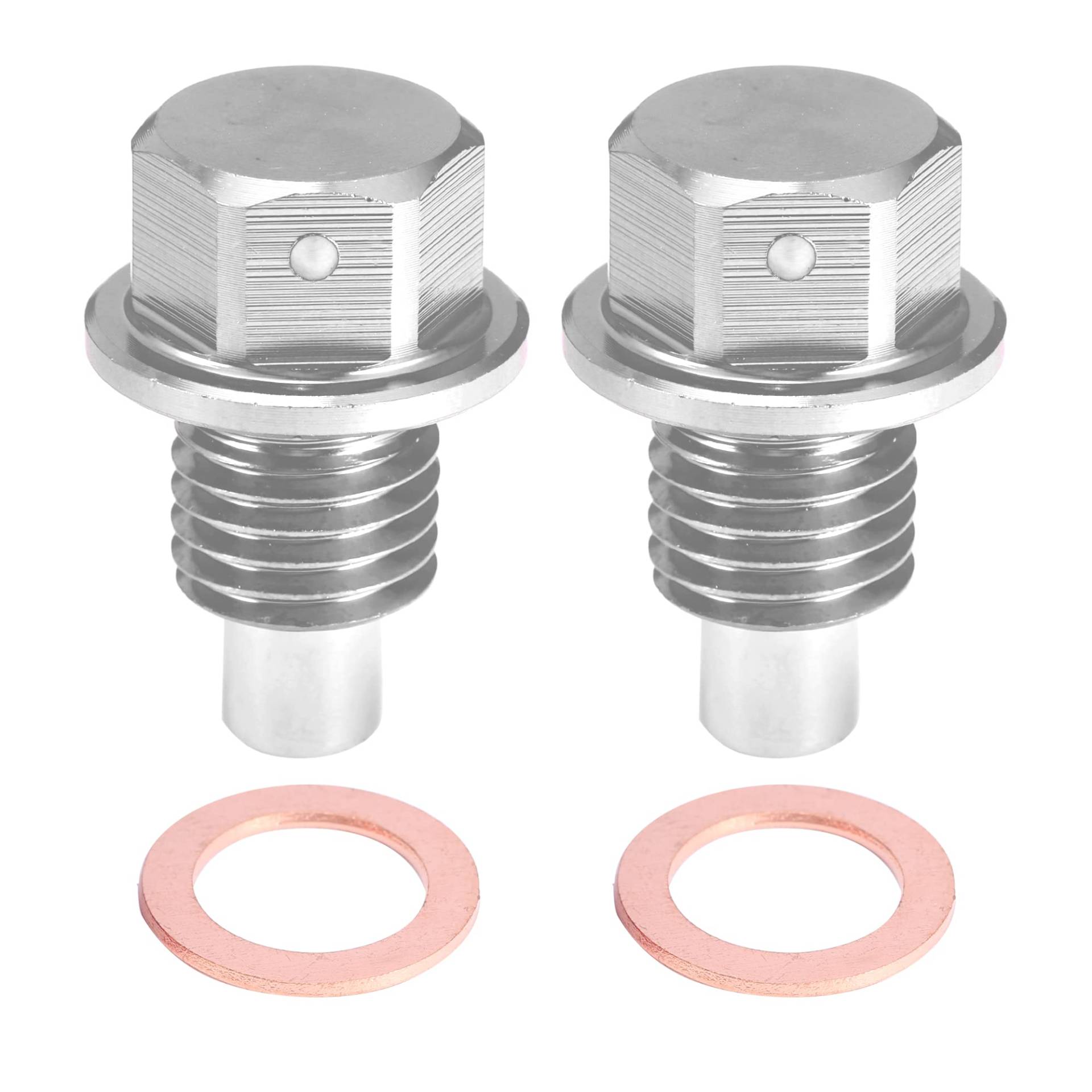A ABSOPRO 2 Stücke Ölablassschraube M12x1,5 Ölablassschraube mit Dichtring Auto Ölschraube Kit Ölwannenwanne Silber A ABSOPRO 2 Stücke Ölablassschraube M12x1,5 Ölablassschraube mit Dichtring Auto Ölschraube Kit Ölwannenwanne Silber von A ABSOPRO