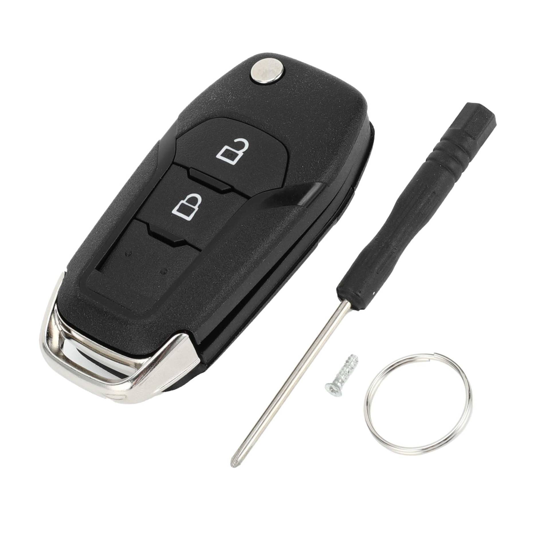 A ABSOPRO 2 Tasten Schlüsselgehäuse Gehäuse Keyless Entry Fernschlüssel Ersatzgehäuse für Ford für Ranger T6 von A ABSOPRO