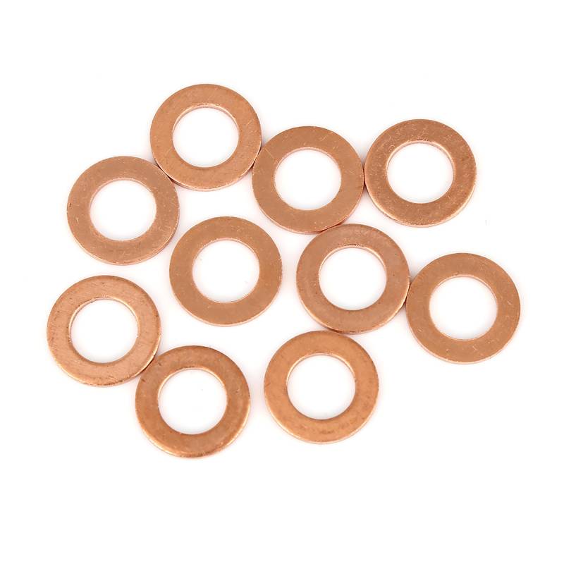 A ABSOPRO 20 Satz Kupferscheibe 12x17x1.5mm Flache Dichtungsring von A ABSOPRO