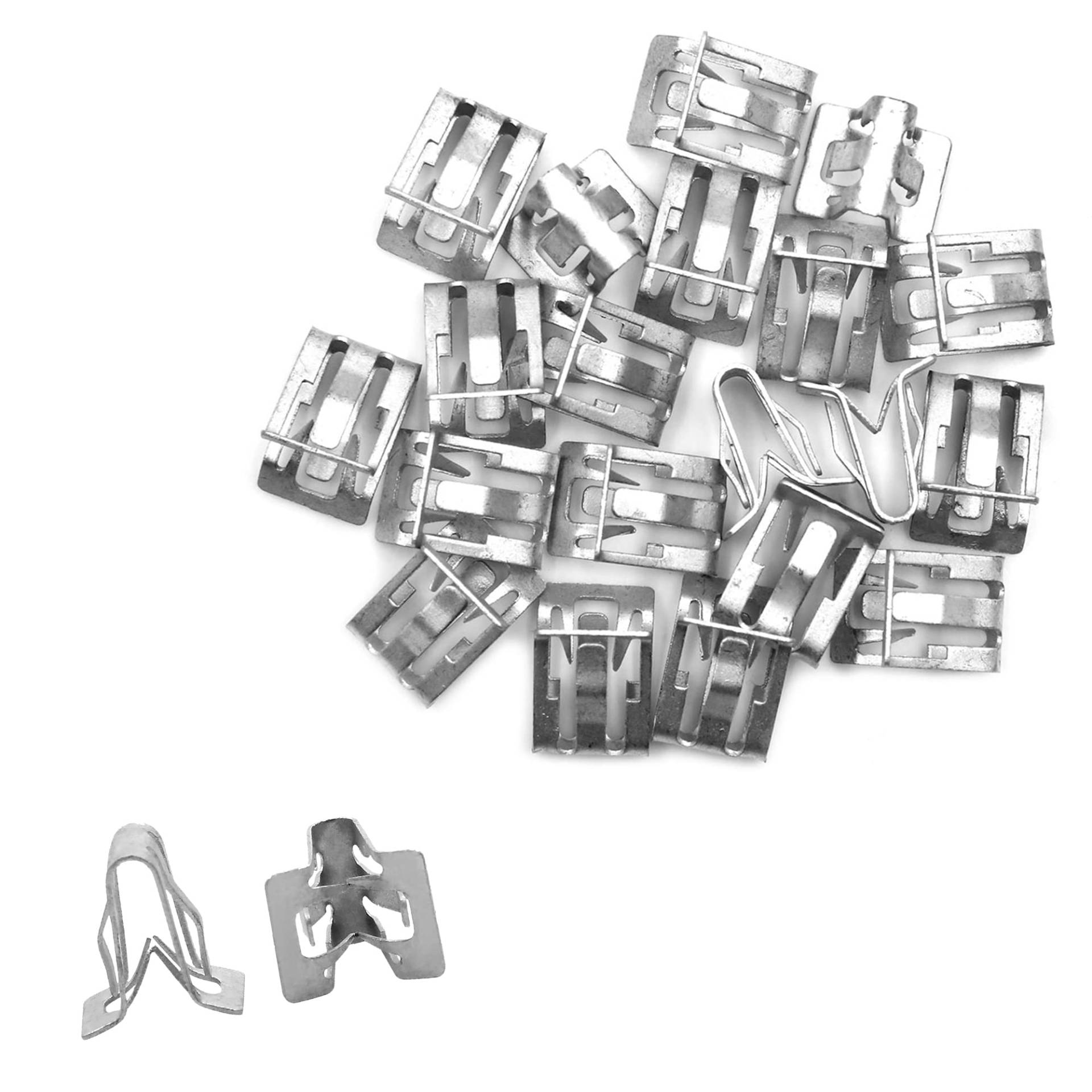 A ABSOPRO 20 Stück Auto Halteclips Ersatz Metall Bronze Ton A ABSOPRO 20 Stück Auto Halteclips Ersatz Metall Bronze Ton von A ABSOPRO