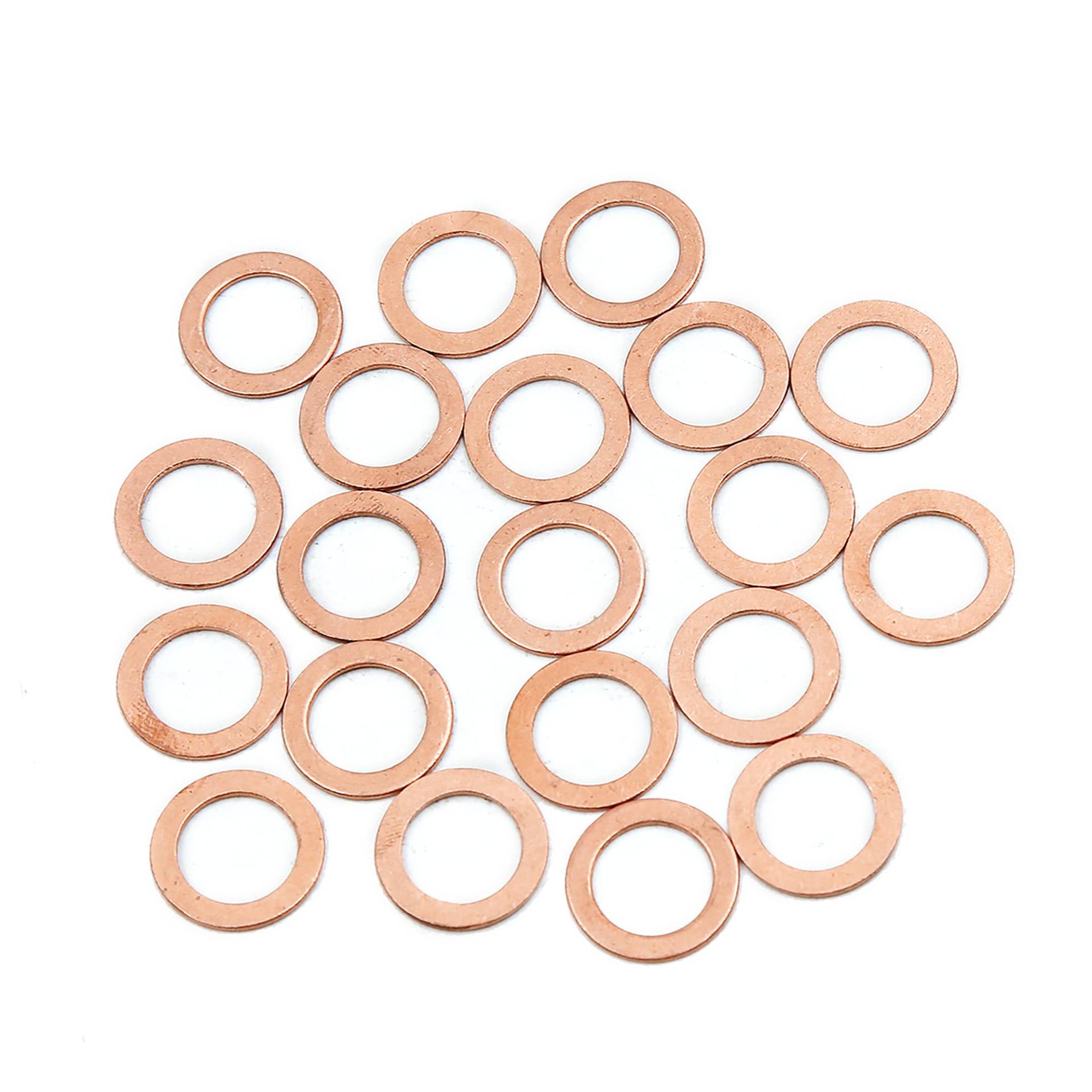 A ABSOPRO 20 Stück Kupfer Flache Scheiben M12 x 18mm x 1mm Dichtung Ringe A ABSOPRO 20 Stück Kupfer Flache Scheiben M12 x 18mm x 1mm Dichtung Ringe von A ABSOPRO