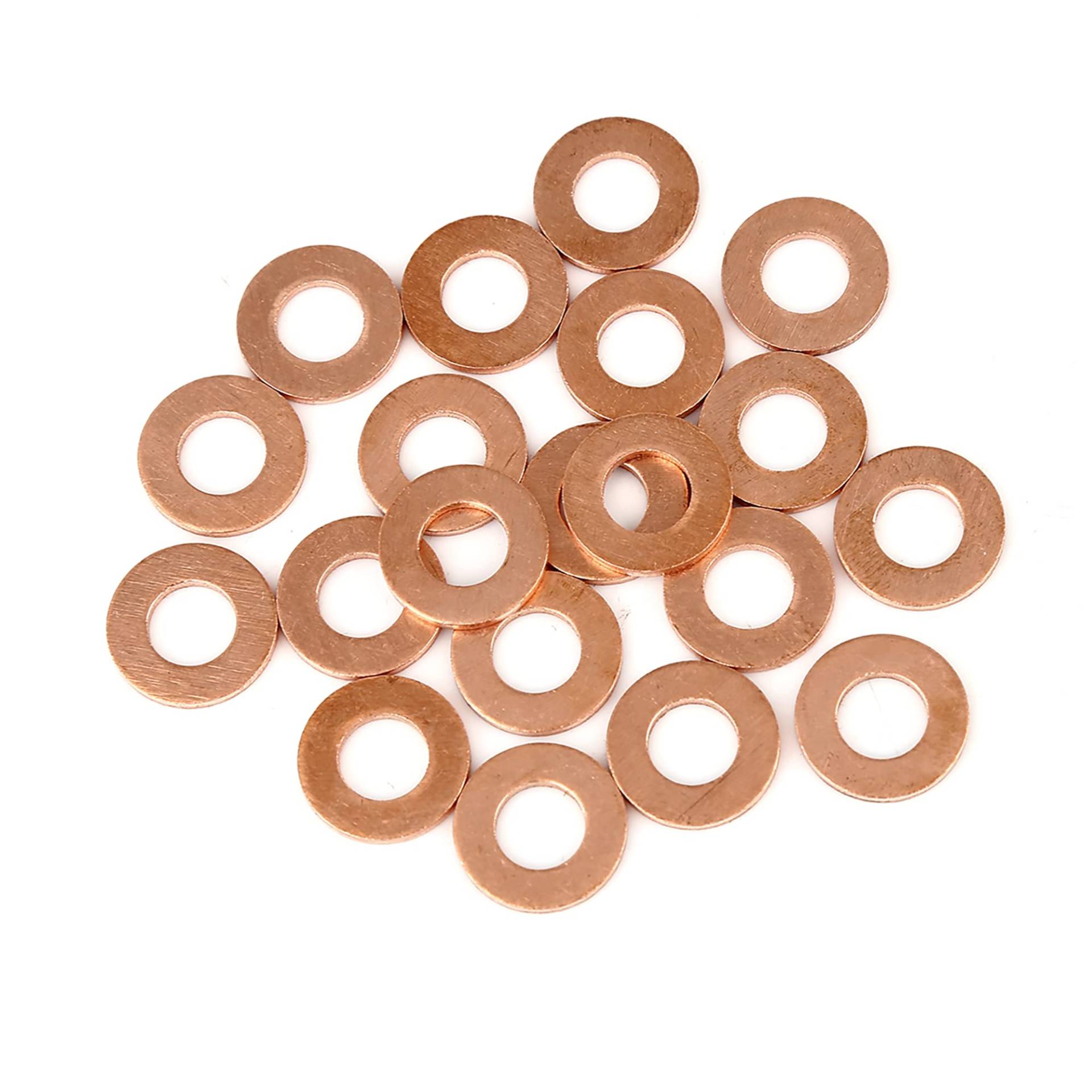 A ABSOPRO 20 Stück Kupfer Scheibe Ersatz 8 x 16 x 1.5mm Flache Dichtung Ring A ABSOPRO 20 Stück Kupfer Scheibe Ersatz 8 x 16 x 1.5mm Flache Dichtung Ring von A ABSOPRO