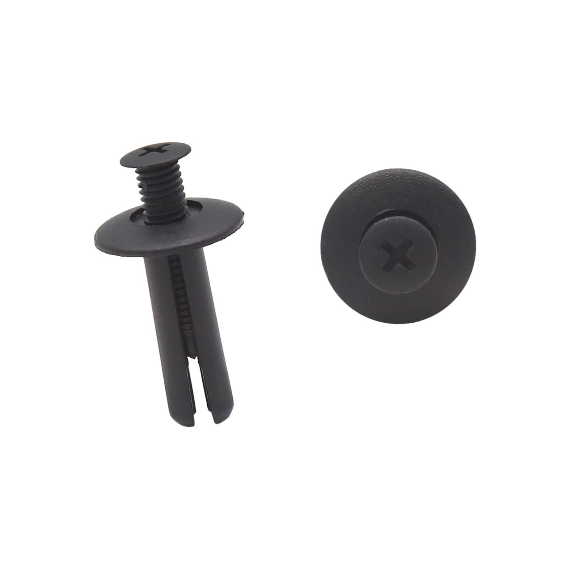 A ABSOPRO 20 Stück Nieten Befestigungsclip 8mm Kunststoff Schwarz Ersatz A ABSOPRO 20 Stück Nieten Befestigungsclip 8mm Kunststoff Schwarz Ersatz von A ABSOPRO
