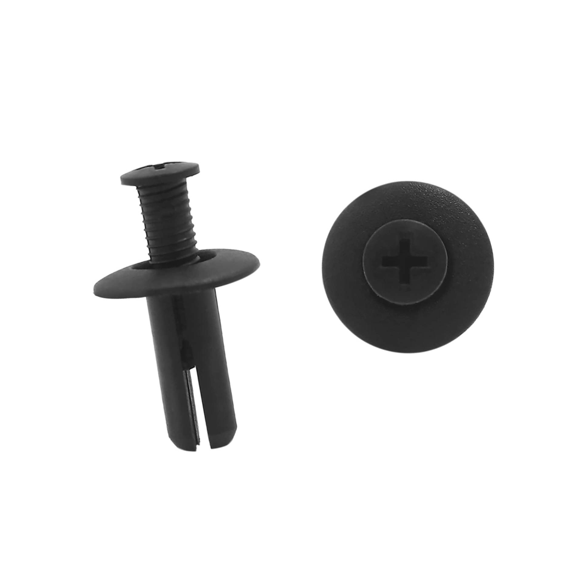 A ABSOPRO 20 Stück Nieten Befestigungsclip 8mm x 20mm x 20 mm Kunststoff Schwarz A ABSOPRO 20 Stück Nieten Befestigungsclip 8mm x 20mm x 20 mm Kunststoff Schwarz von A ABSOPRO