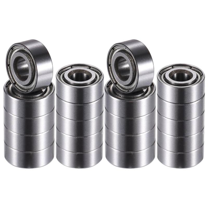 A ABSOPRO 20 Stück Rillenkugellager Rillen Kugellager Ersatz MR104ZZ 4x10x4mm Silberton von A ABSOPRO