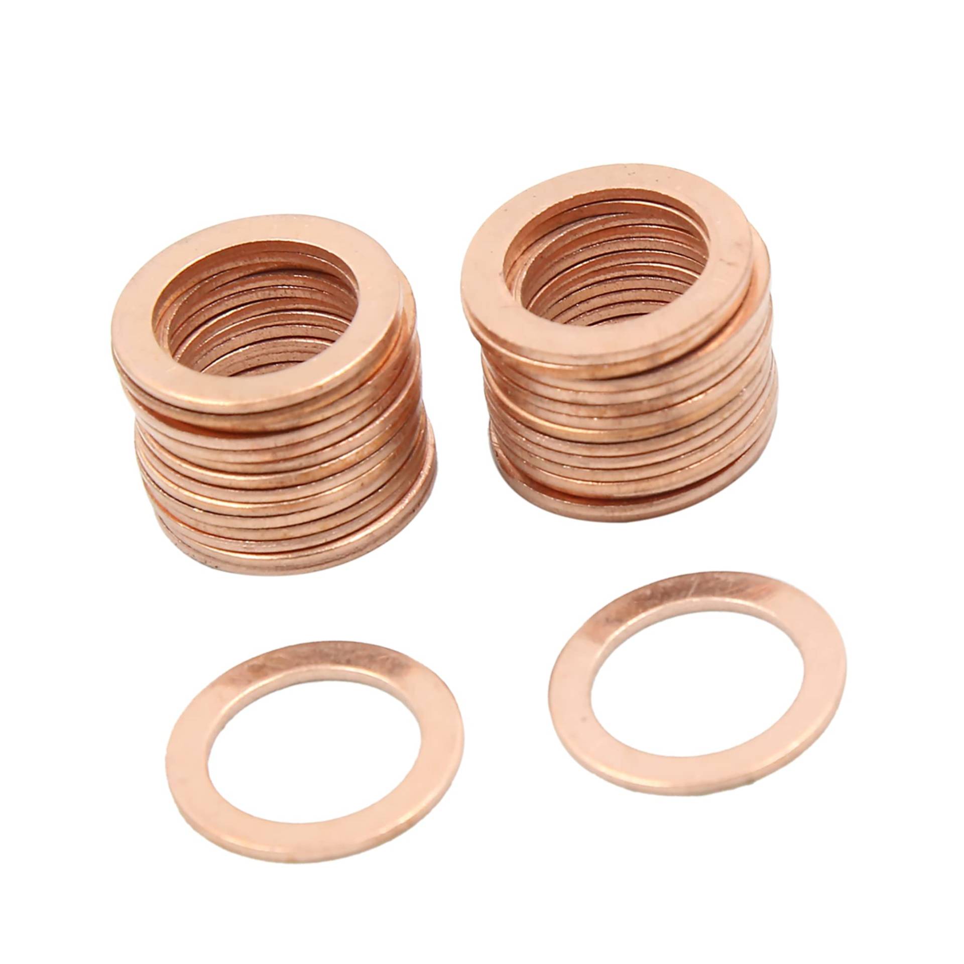 A ABSOPRO 30 Stück Kupferscheibe 13mm Innendurchm. Flache Dichtungsring A ABSOPRO 30 Stück Kupferscheibe 13mm Innendurchm. Flache Dichtungsring von A ABSOPRO