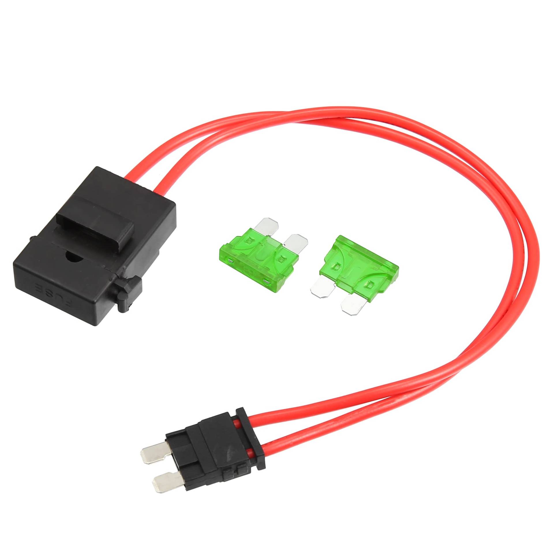 A ABSOPRO 32V Standard Sicherung Adapter Kit mit 2 Stück 30A Klingen Sicherung A ABSOPRO 32V Standard Sicherung Adapter Kit mit 2 Stück 30A Klingen Sicherung von A ABSOPRO