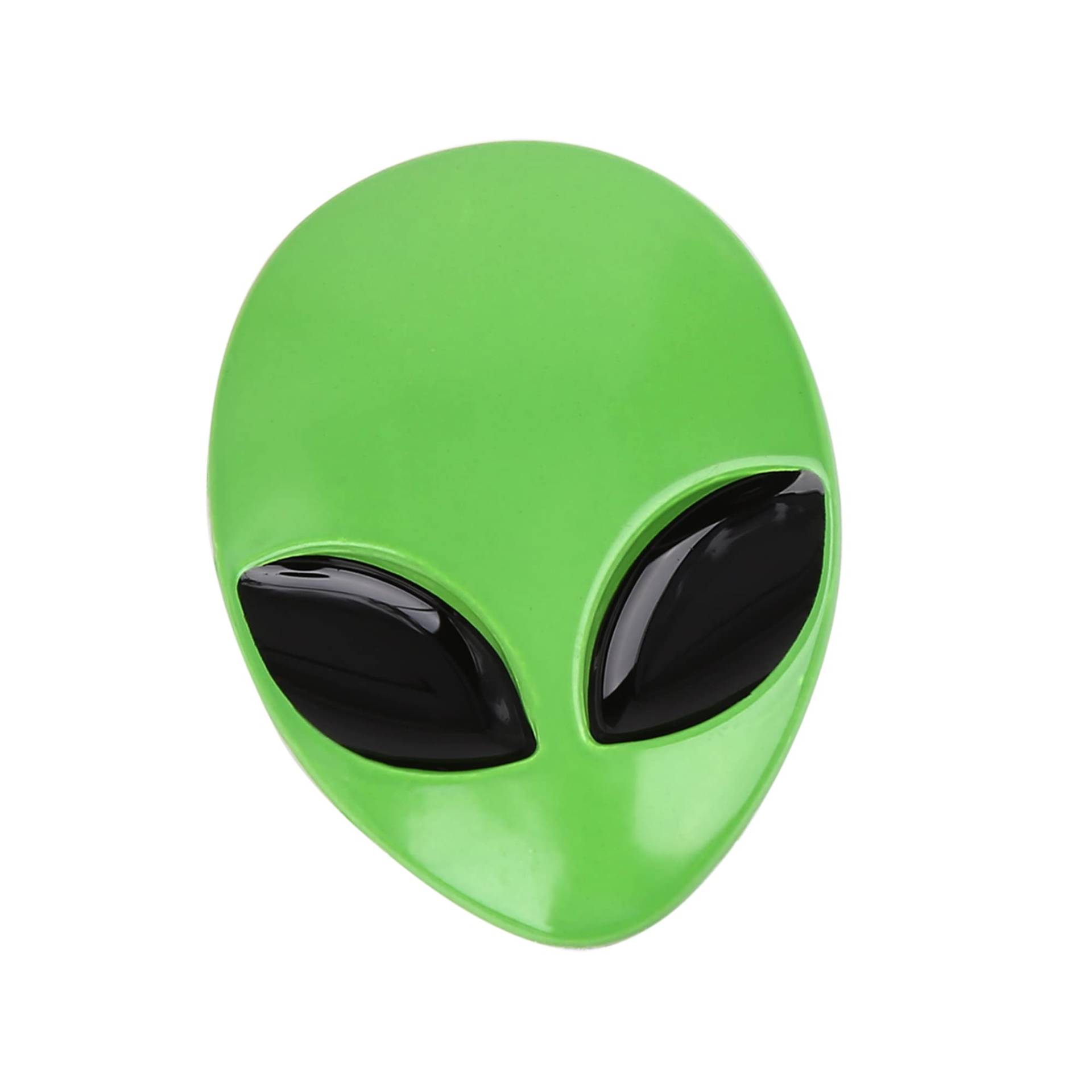 A ABSOPRO 3D Alien Kopf Form Aufkleber Emblem Grün von A ABSOPRO