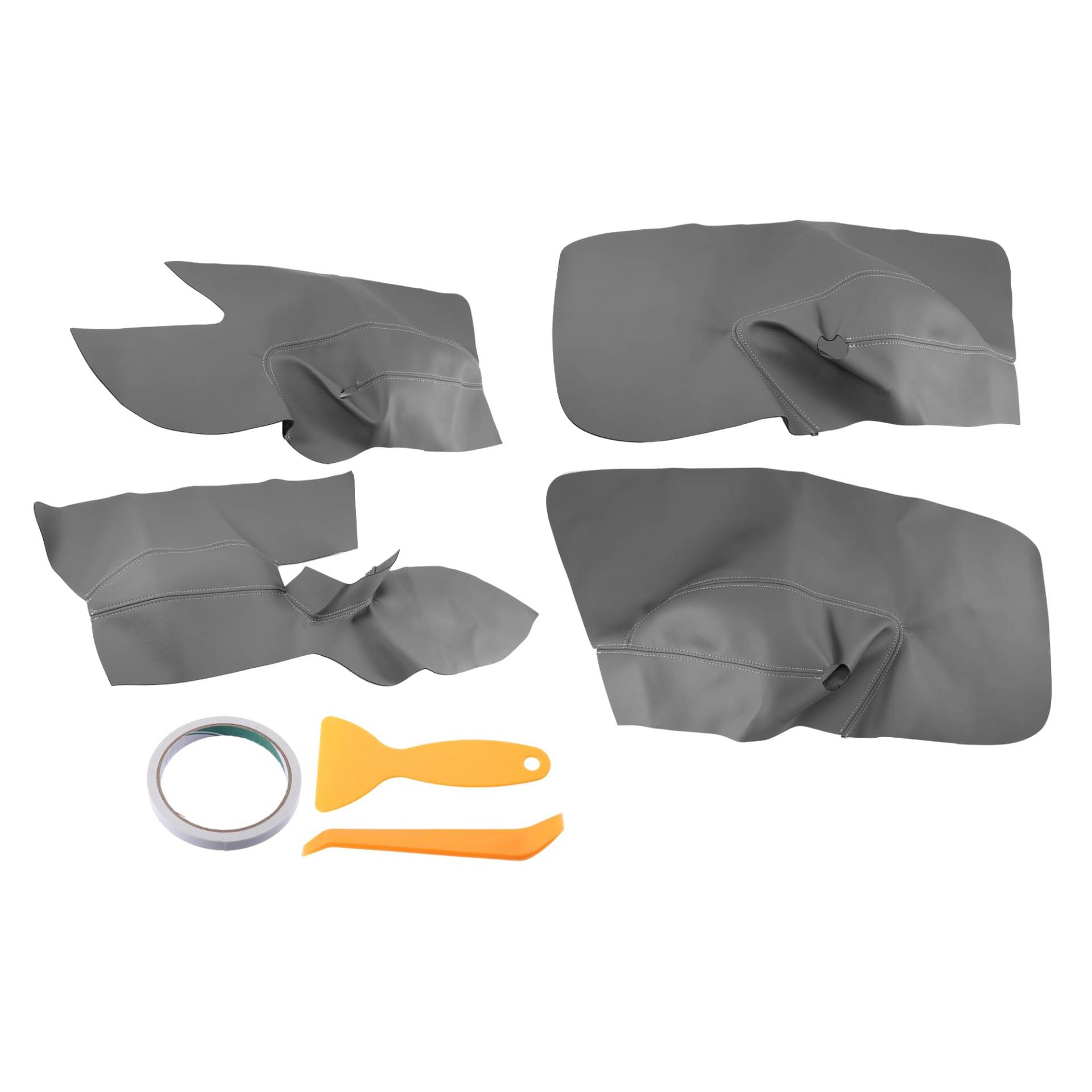 A ABSOPRO 4 Satz Auto Vorder Hinter Türverkleidung Armlehnen Abdeckung für VW Golf Grau A ABSOPRO 4 Satz Auto Vorder Hinter Türverkleidung Armlehnen Abdeckung für VW Golf Grau von A ABSOPRO