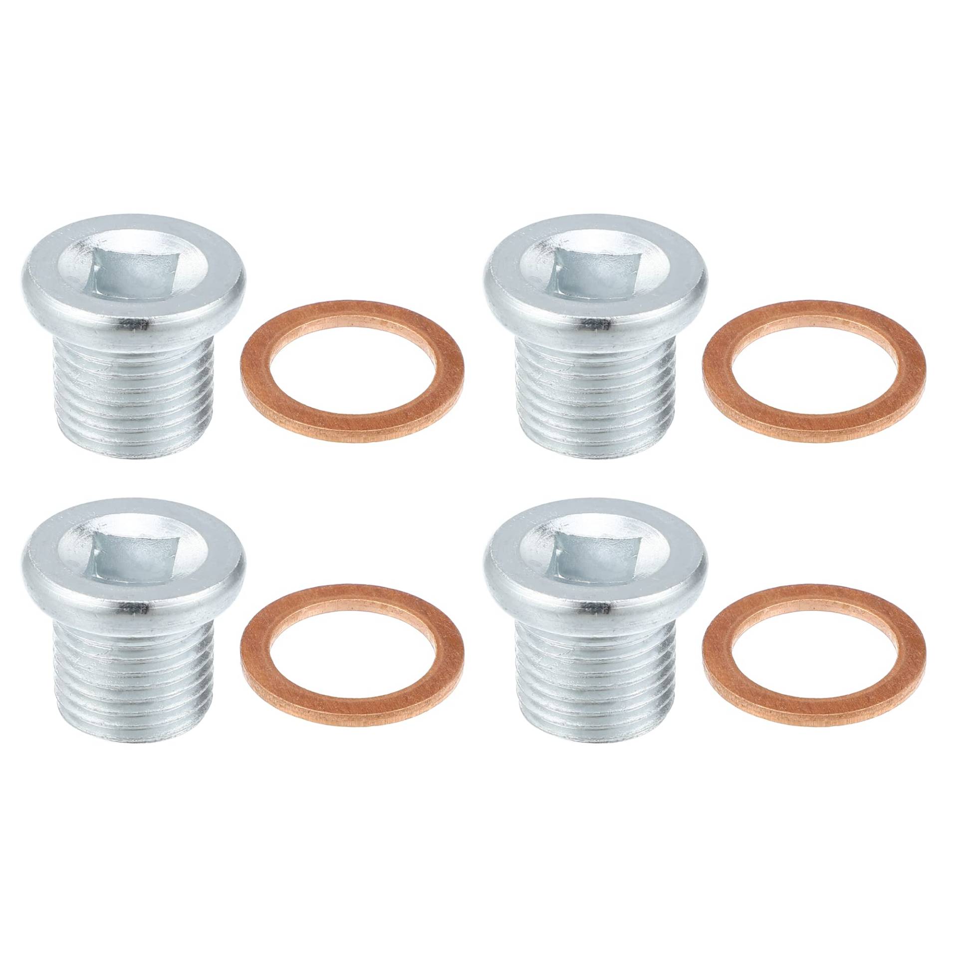 A ABSOPRO 4 Satz M16x1,5 Ölablassschraube mit Dichtring Stahl Motor Ölwanne Ablassschraube für Volvo 260 A ABSOPRO 4 Satz M16x1,5 Ölablassschraube mit Dichtring Stahl Motor Ölwanne Ablassschraube für Volvo 260 von A ABSOPRO