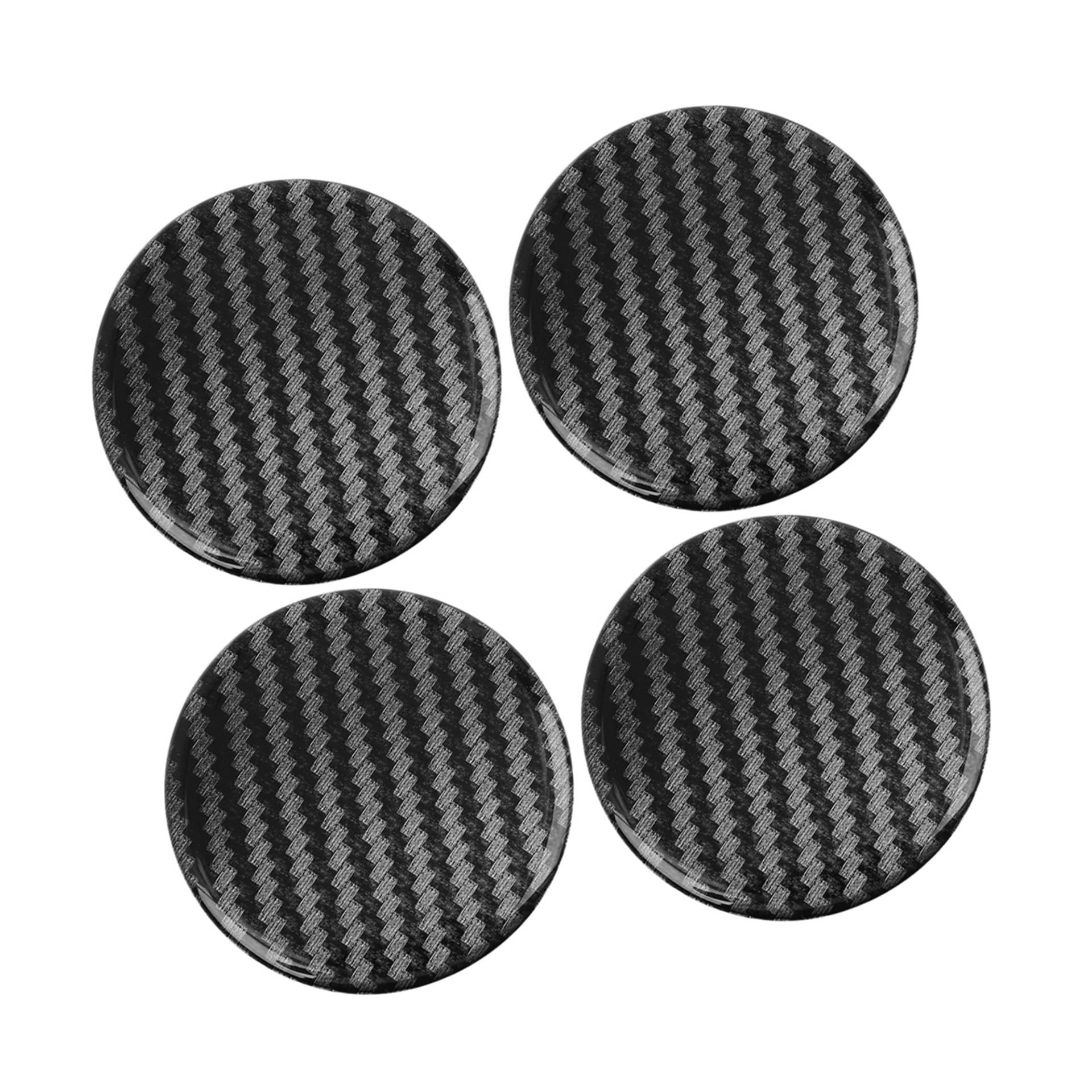 A ABSOPRO 4 Stück Auto Emblem Radmitte Radkappe Aufkleber Durchsichtiges 60mm Kohlefaser Artikelaustausch A ABSOPRO 4 Stück Auto Emblem Radmitte Radkappe Aufkleber Durchsichtiges 60mm Kohlefaser Artikelaustausch von A ABSOPRO