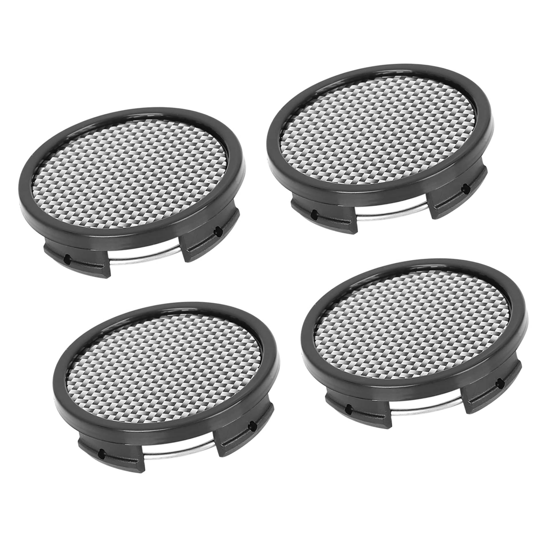 A ABSOPRO 4 Stück Auto Rad Reifen Center Nabenkappen Abdeckung 57mm Kohlefaser-Muster A ABSOPRO 4 Stück Auto Rad Reifen Center Nabenkappen Abdeckung 57mm Kohlefaser-Muster von A ABSOPRO