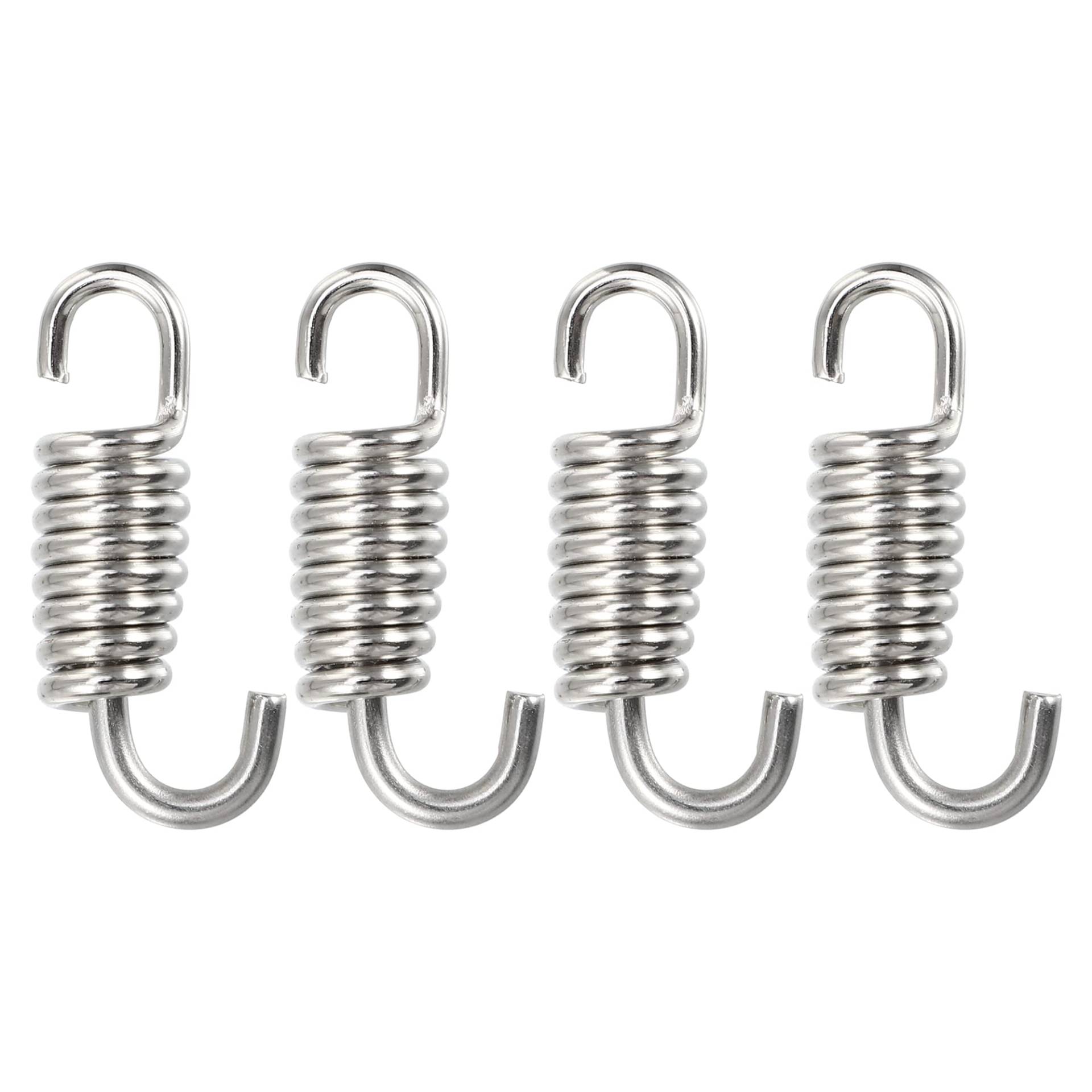 A ABSOPRO 4 Stück Motorrad Auspuff Feder Schalldämpfer Auspuffrohr Federn Auspufffedern 43mm Silber A ABSOPRO 4 Stück Motorrad Auspuff Feder Schalldämpfer Auspuffrohr Federn Auspufffedern 43mm Silber von A ABSOPRO