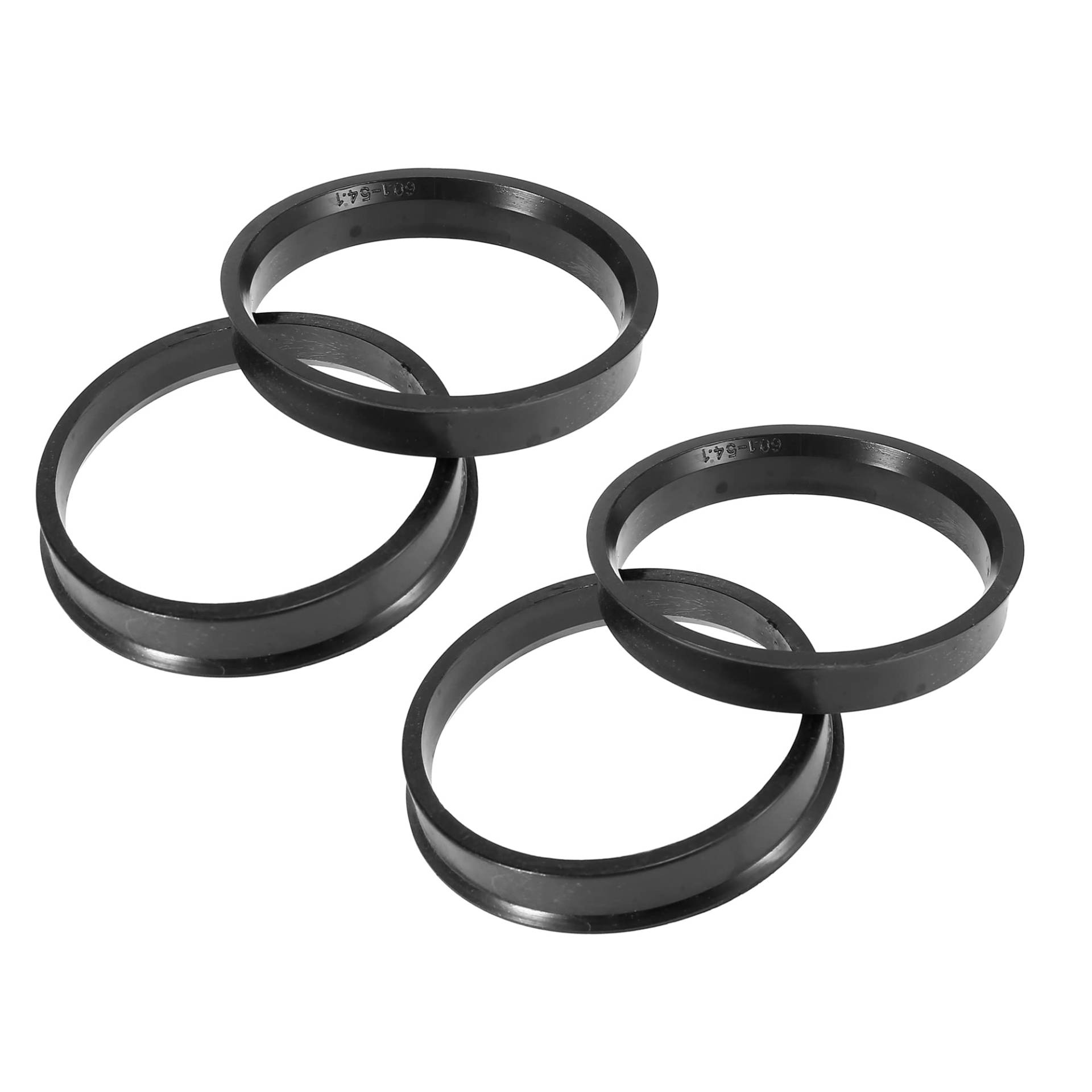 A ABSOPRO 4 Stück Naben Zentrierte Ringe 54.1mm bis 60.1mm Kunststoff Schwarz von A ABSOPRO