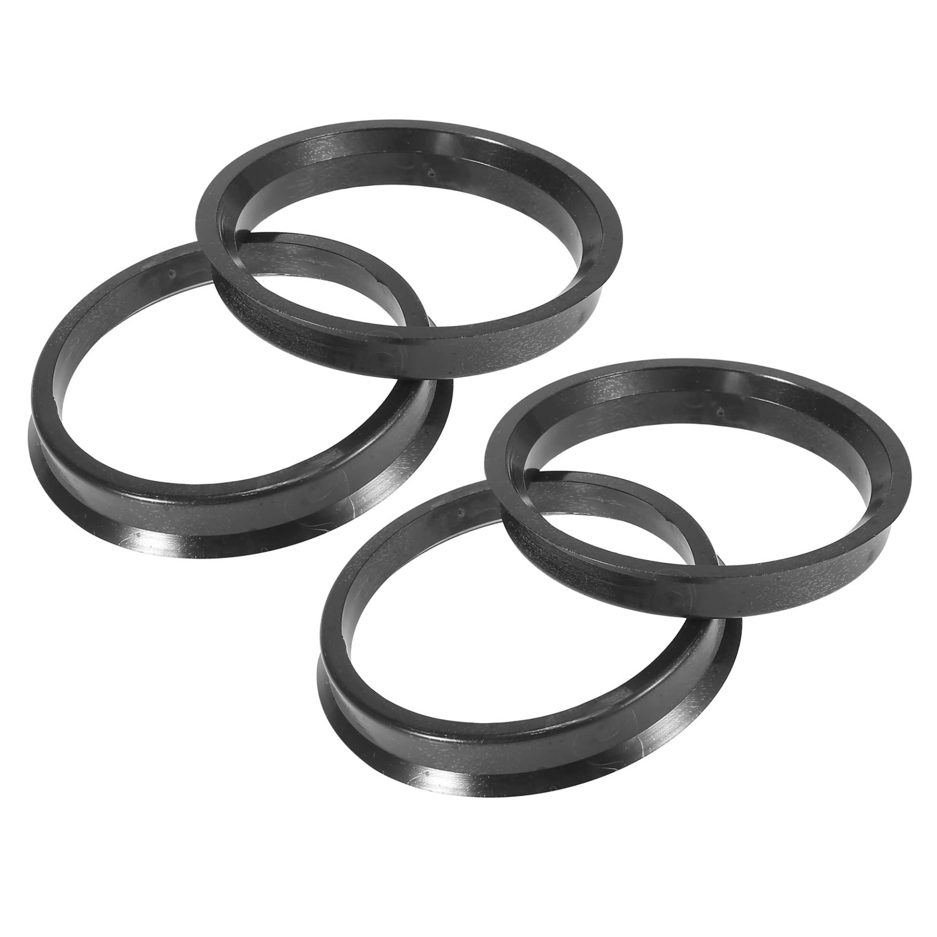 A ABSOPRO 4 Stück Naben Zentrierte Ringe 57.1mm bis 65.1mm Kunststoff Schwarz von A ABSOPRO