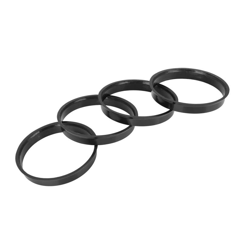 A ABSOPRO 4 Stück Naben Zentrierte Ringe 67.1mm bis 65.1mm Kunststoff Schwarz von A ABSOPRO