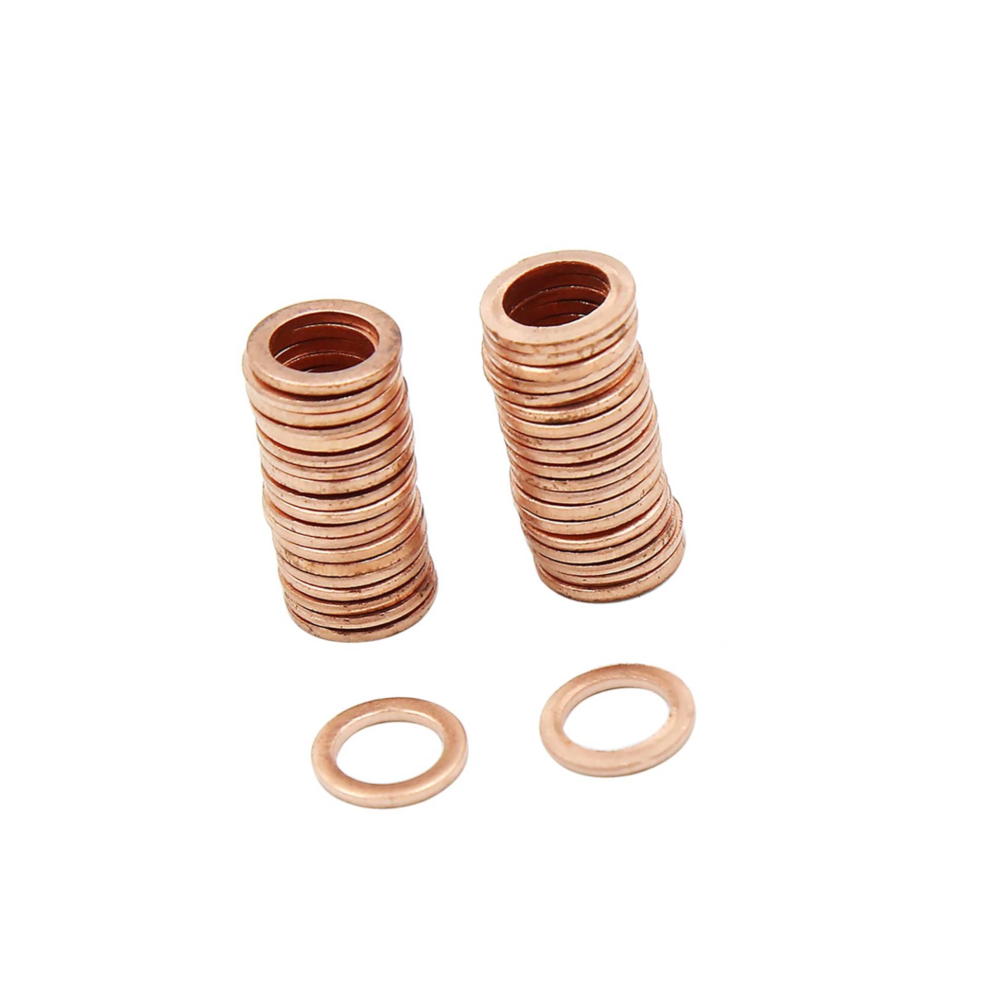 A ABSOPRO 40 Stück Kupferscheibe 7mm Innendurchm. Flache Dichtungsring A ABSOPRO 40 Stück Kupferscheibe 7mm Innendurchm. Flache Dichtungsring von A ABSOPRO