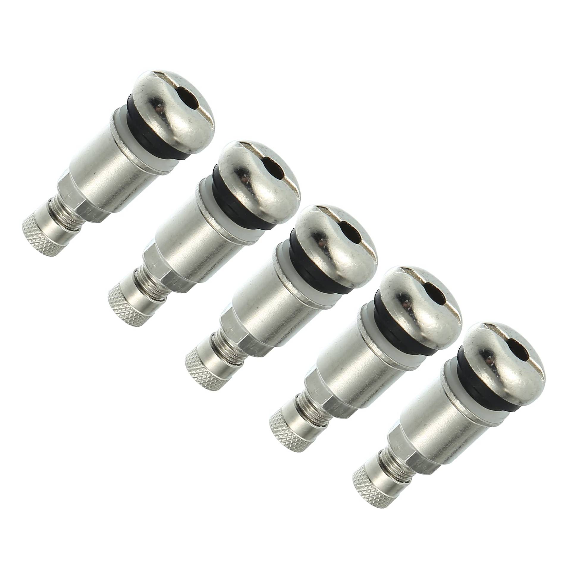 A ABSOPRO 5 Stück Radventile Reifenventil Schaft Silber Ton Aluminiumlegierung A ABSOPRO 5 Stück Radventile Reifenventil Schaft Silber Ton Aluminiumlegierung von A ABSOPRO