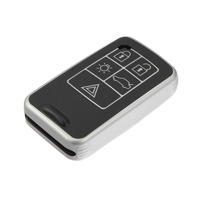 A ABSOPRO 5 Tasten Smart Fernbedienung Schlüsselgehäuse für Volvo XC70 TPU Schwarz von A ABSOPRO