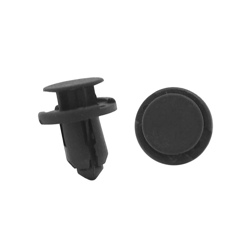 A ABSOPRO 50 Satz Auto Niet Stoßstange Retainer Clip 8mm Kunststoff Schwarz von A ABSOPRO
