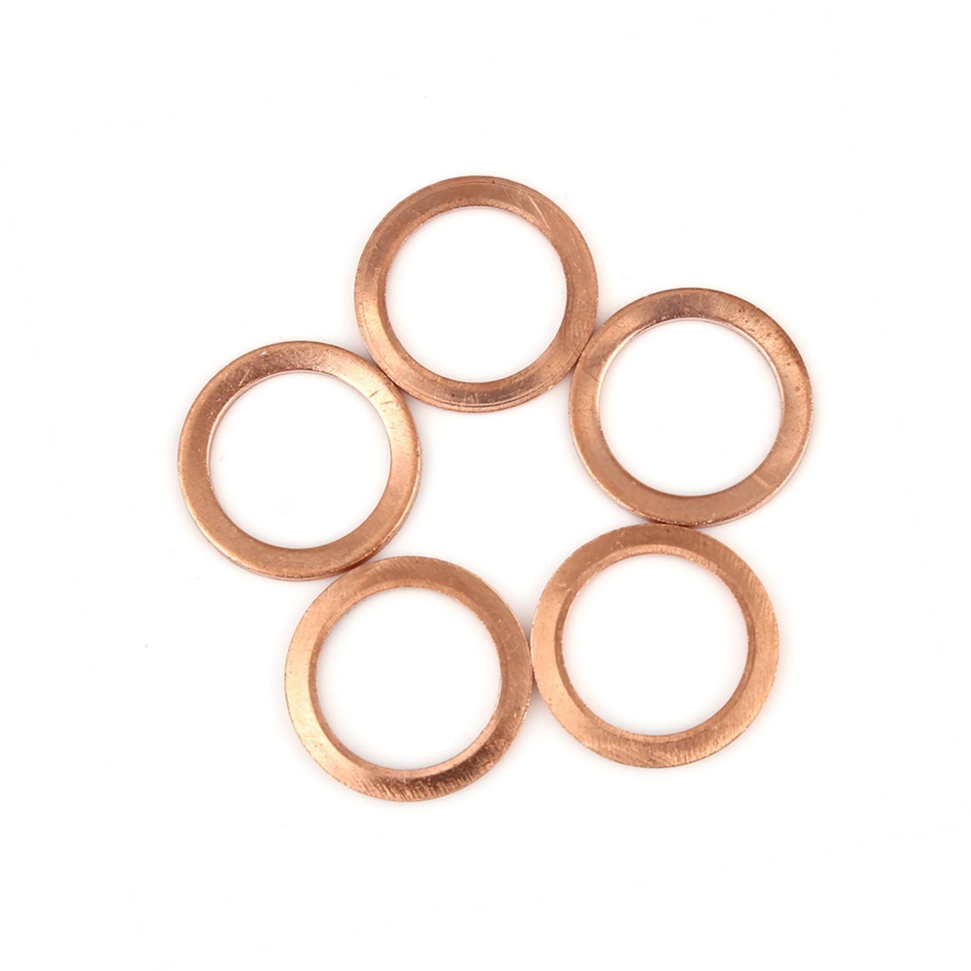 A ABSOPRO 5Stk. Auto Kupfer Flache Unterlegscheibe Dichtungsring 18 x 25 x 1,5mm Artikelaustausch A ABSOPRO 5Stk. Auto Kupfer Flache Unterlegscheibe Dichtungsring 18 x 25 x 1,5mm Artikelaustausch von A ABSOPRO