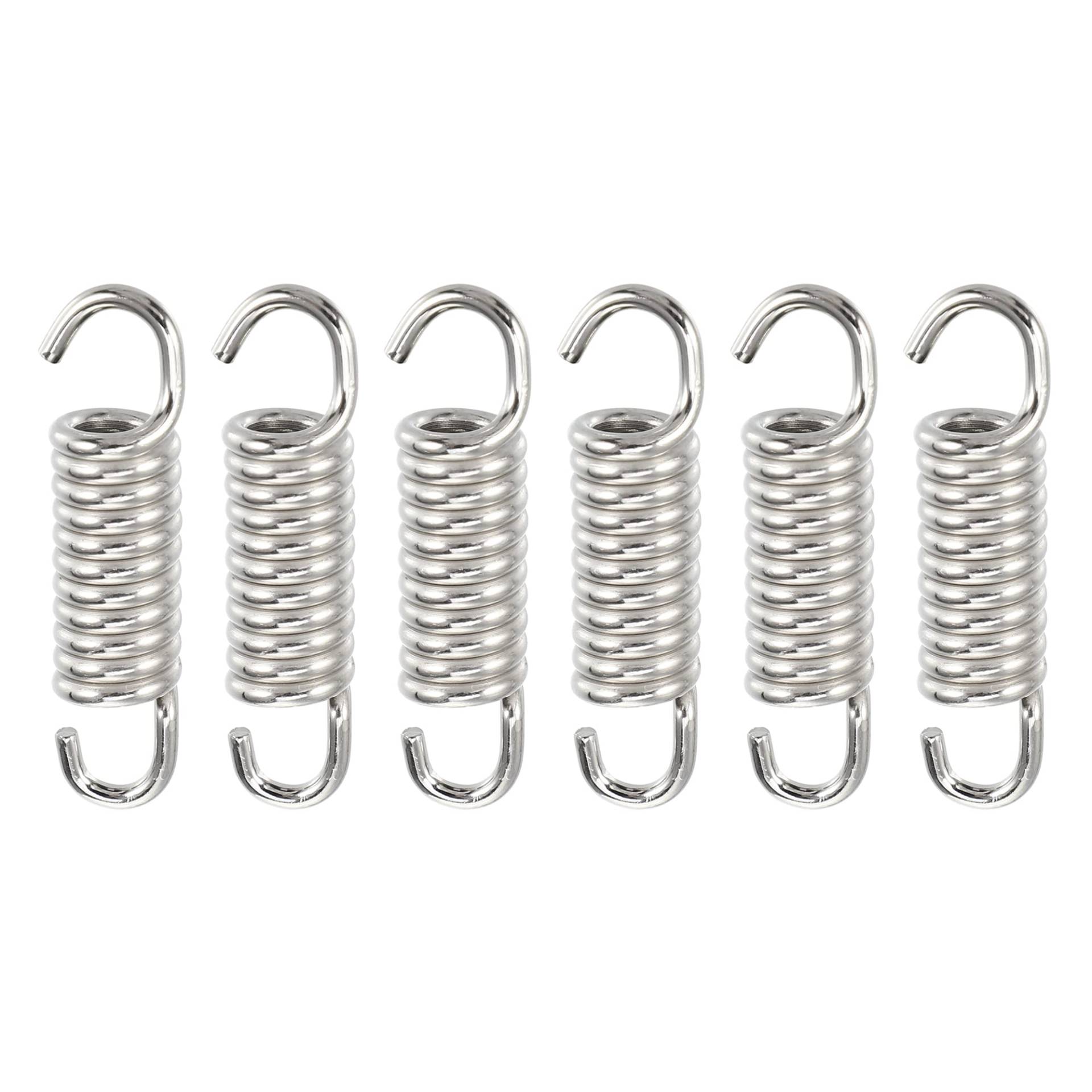 A ABSOPRO 6 Stücke Motorrad Schalldämpfer Auspuffrohr Feder 43mm 1.69" Silber Ton A ABSOPRO 6 Stücke Motorrad Schalldämpfer Auspuffrohr Feder 43mm 1.69" Silber Ton von A ABSOPRO