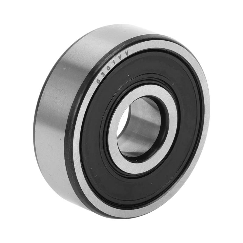 A ABSOPRO 6301VV Rillenkugellager P6 12x37x12mm Geschmierte Lager Doppelgummilippe Schwarz Silberfarben Scooter Skateboard Rad von A ABSOPRO