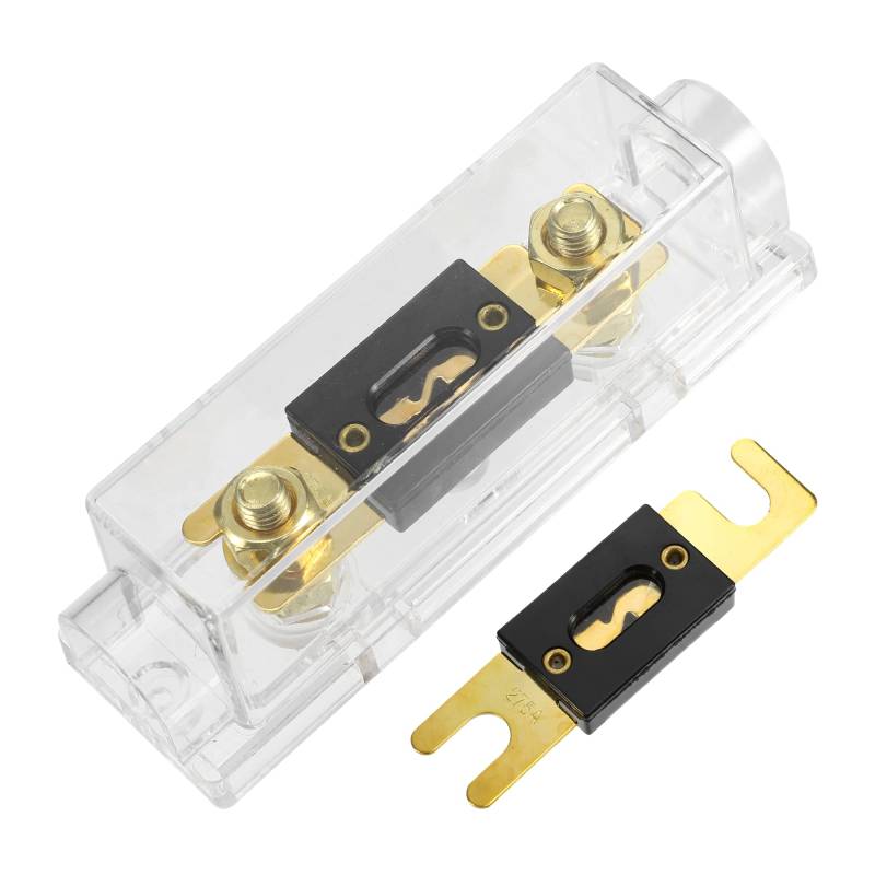 A ABSOPRO Auto Audio 0 4 8 Gauge Inline ANL Sicherungshalter mit 2 Stück 275A Sicherung von A ABSOPRO