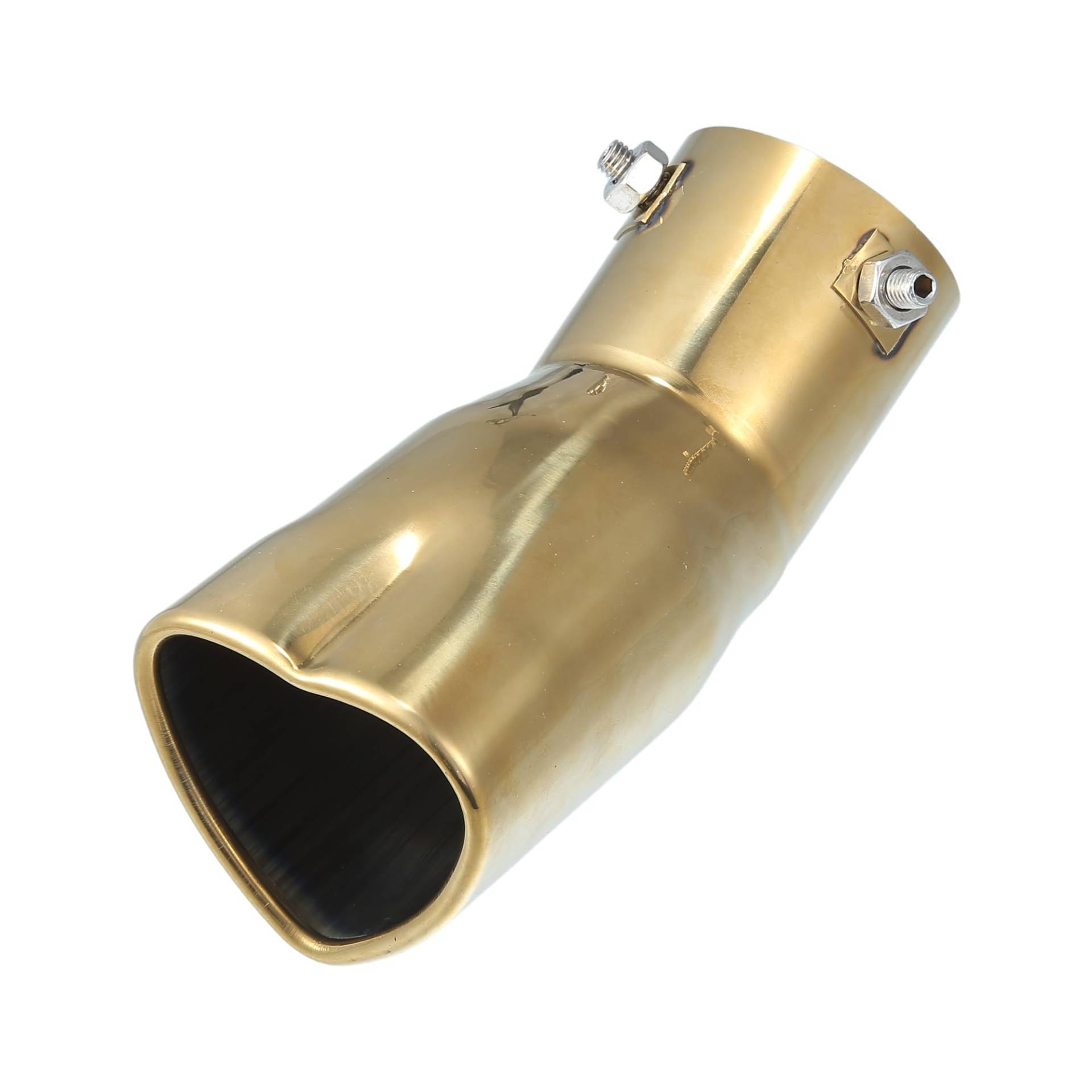A ABSOPRO Auto Auspuff Spitze Herz Förmige Endrohr 2.4 Zoll Einlass Gebogen A ABSOPRO Auto Auspuff Spitze Herz Förmige Endrohr 2.4 Zoll Einlass Gebogen von A ABSOPRO