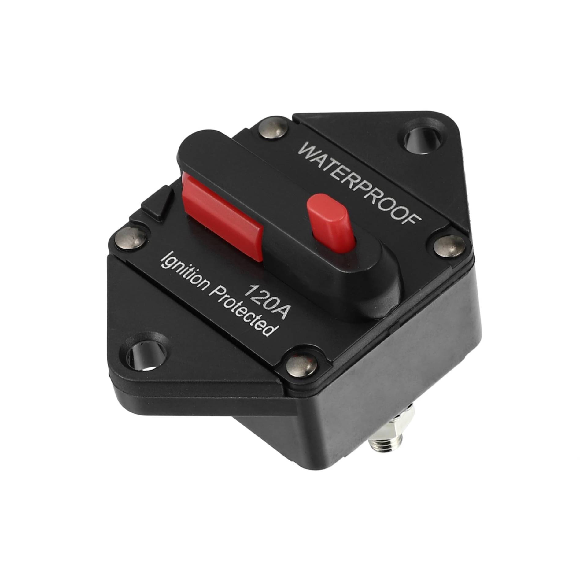 A ABSOPRO Auto Leistungsschalter 120A Wasserdicht mit Zurücksetzen Sicherung DC 12V-48V Artikelaustausch A ABSOPRO Auto Leistungsschalter 120A Wasserdicht mit Zurücksetzen Sicherung DC 12V-48V Artikelaustausch von A ABSOPRO