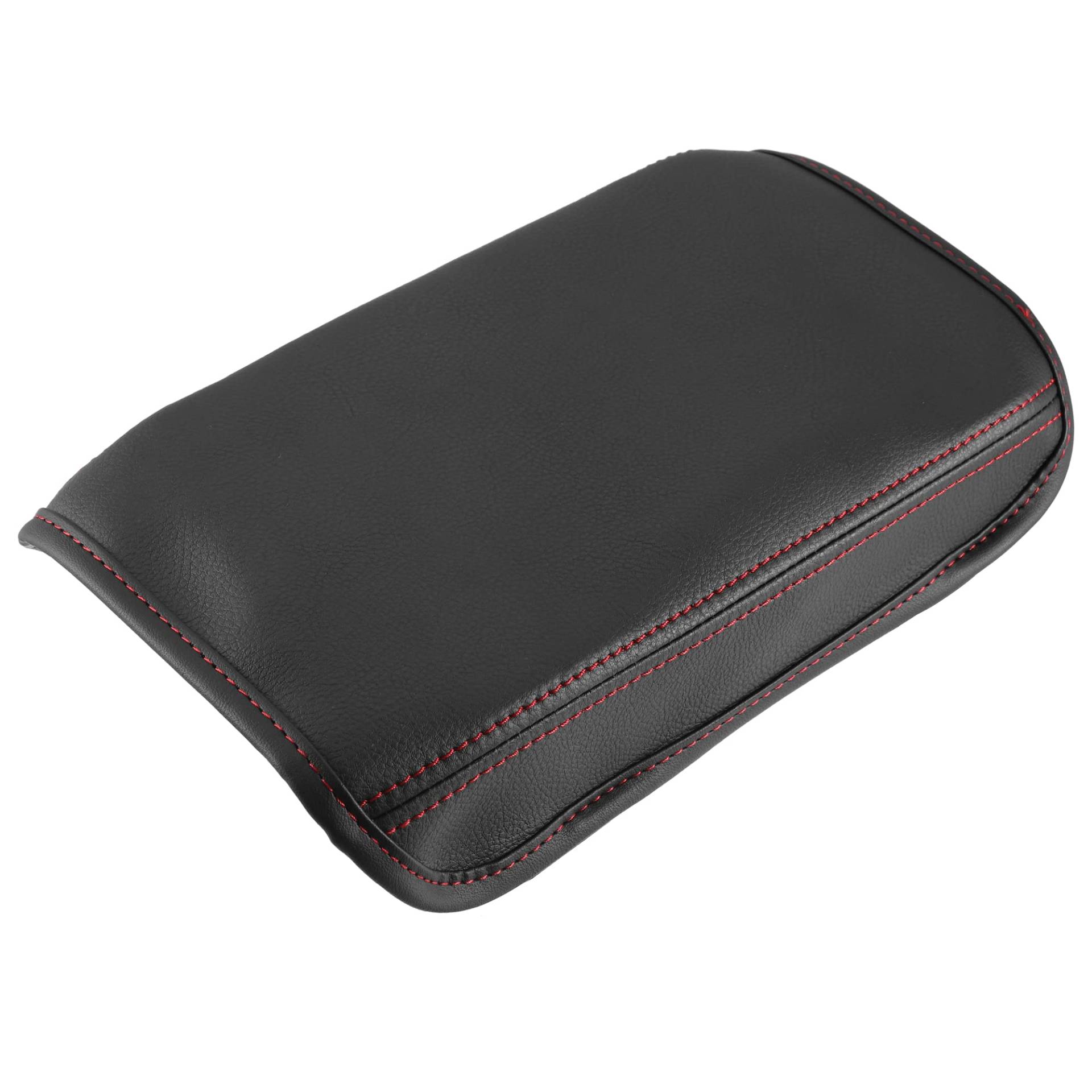 A ABSOPRO Auto Mittelkonsole Armlehne Box Abdeckung für Hyundai Rot Stiche Schwarz von A ABSOPRO