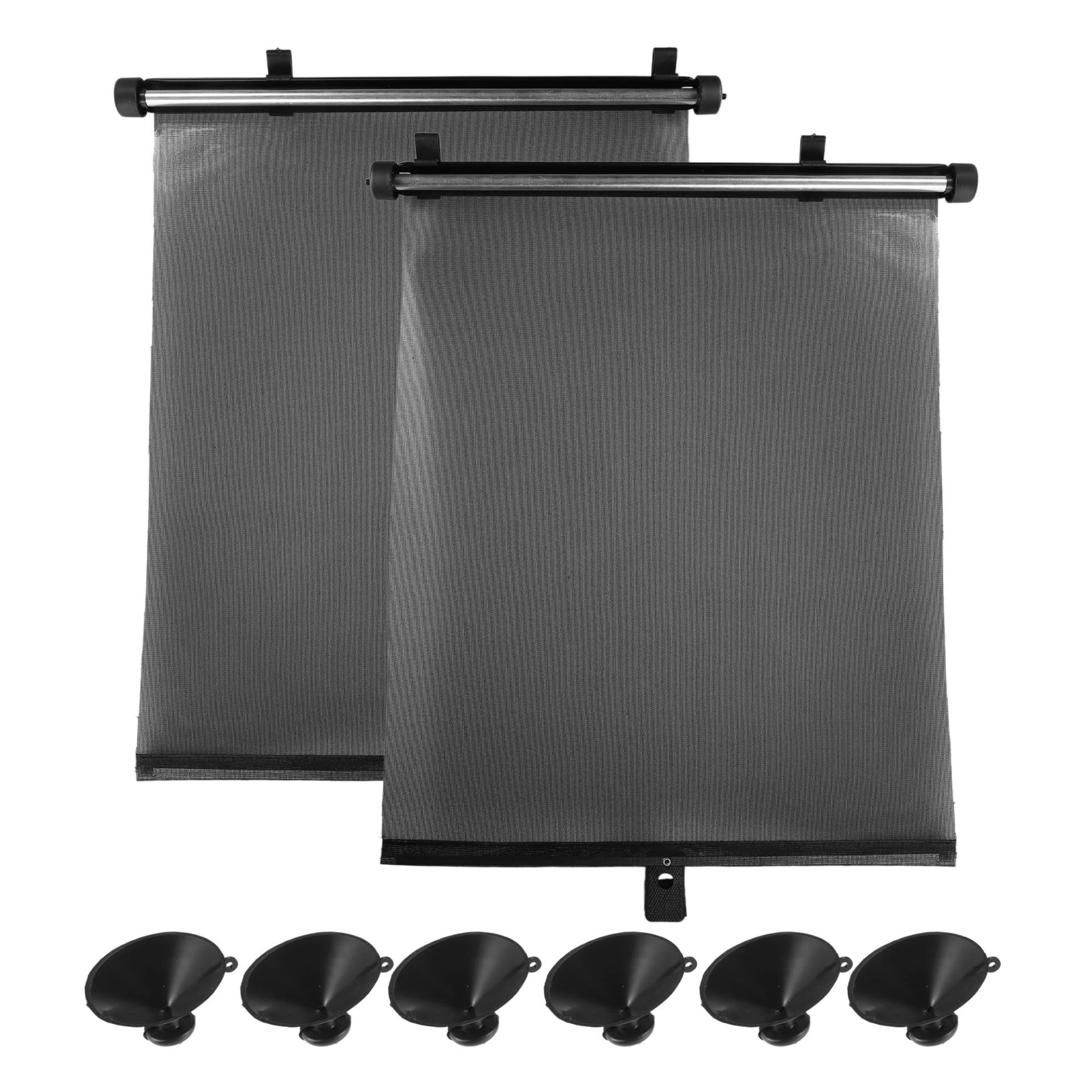 A ABSOPRO Auto Sonnenschutz Autofenster Universal Sonnenblende 19.3x15.8 Zoll PU Mesh Tuch Kunststoff Metall Schwarz A ABSOPRO Auto Sonnenschutz Autofenster Universal Sonnenblende 19.3x15.8 Zoll PU Mesh Tuch Kunststoff Metall Schwarz von A ABSOPRO