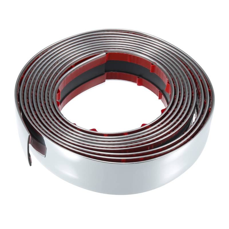 A ABSOPRO Auto Tür Kanten Schutz 50mm Breit 500cm Länge PVC Silber Ton von A ABSOPRO