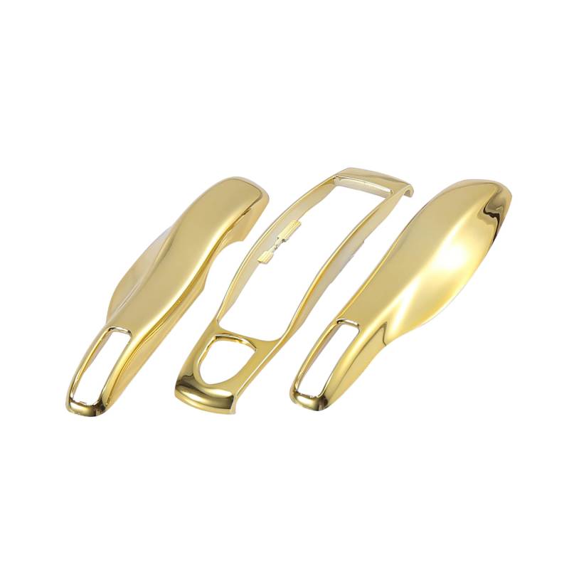 A ABSOPRO Autoschlüssel Hülle Funkschlüssel Schlüssel Fernbedienung Gehäuse Schlüsselhülle Cover für Porsche Cayenne Panamera Macan Gold Artikelaustausch von A ABSOPRO