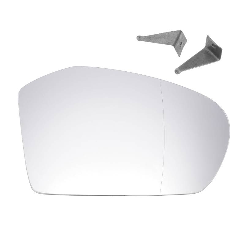 A ABSOPRO Autospiegelglas rechts für Mercedes A-Klasse W169 B-Klasse W245 2005-2008 mit Heizung und weißem Glas mit asphärischem Spiegel und Trägerplatte von A ABSOPRO