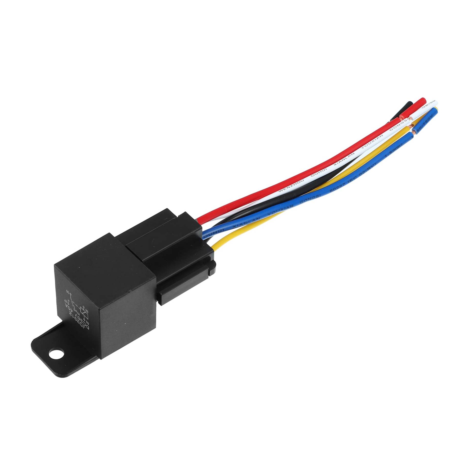 A ABSOPRO DC 36V 40A SPDT Auto Relais 5 Stifte 5 Drähte mit Kabelbaum Buchse Stecker A ABSOPRO DC 36V 40A SPDT Auto Relais 5 Stifte 5 Drähte mit Kabelbaum Buchse Stecker von A ABSOPRO