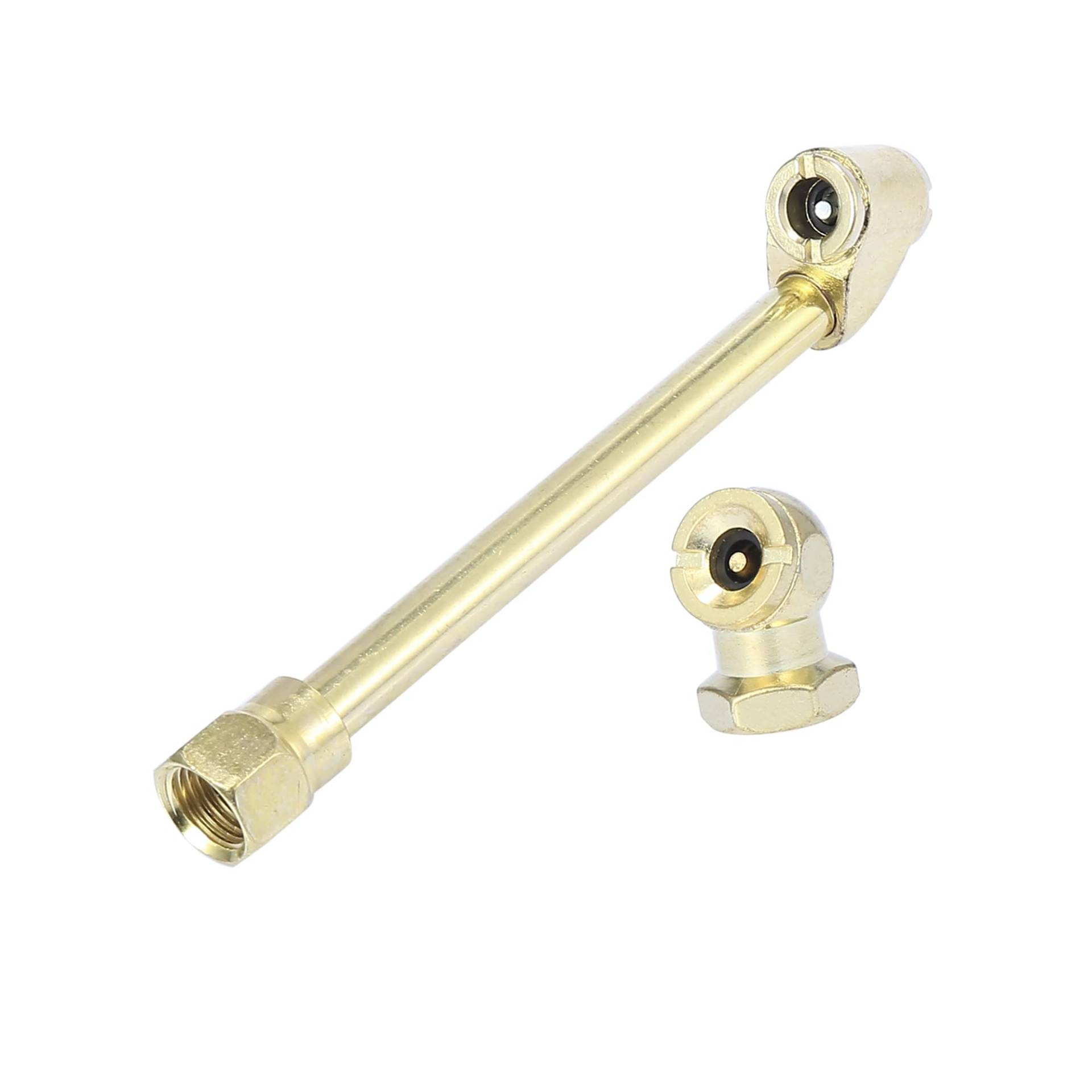 A ABSOPRO Doppelkopfreifen Chuck Geschlossene Kugel Luftfutter Zinklegierung Goldton A ABSOPRO Doppelkopfreifen Chuck Geschlossene Kugel Luftfutter Zinklegierung Goldton von A ABSOPRO