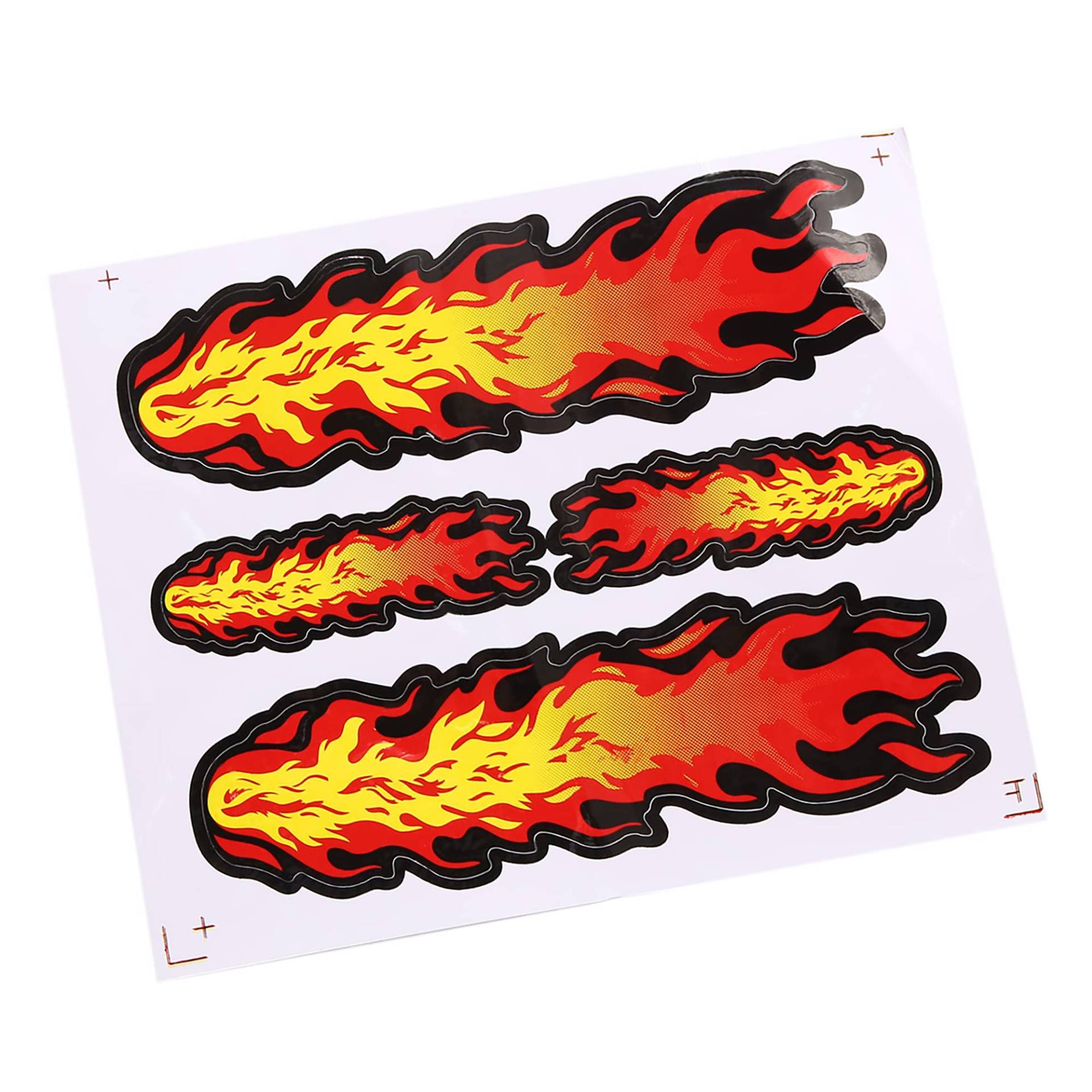 A ABSOPRO Feuer Flammenmuster Aufkleber Dekorative Ornamente Aufkleber Abziehbild von A ABSOPRO