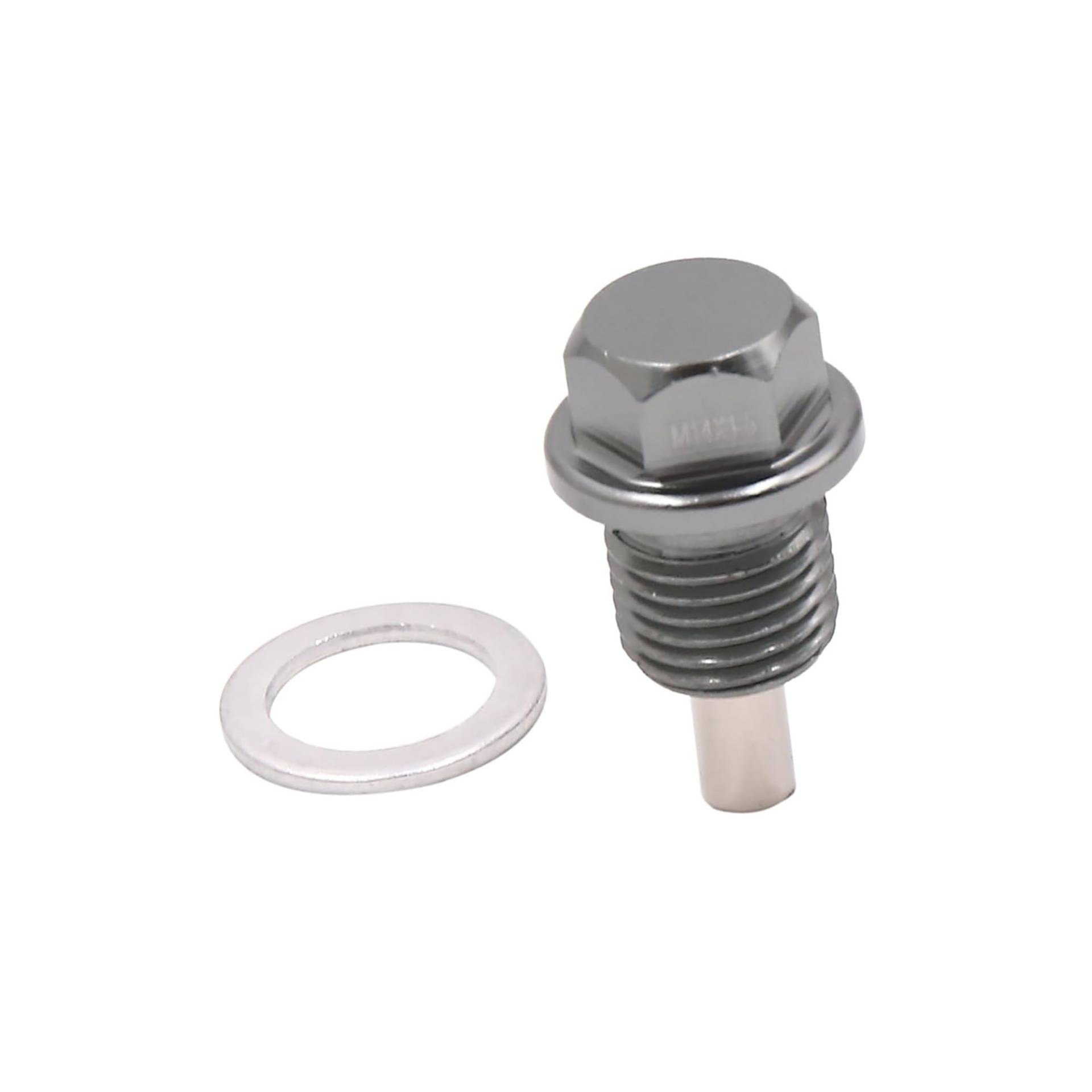 A ABSOPRO Gewinde Grauer Magnetischer Universal-Motorölwanne-Ablassschrauben-Satz mit Unterlegscheibe M14x1.5 Metallgrau A ABSOPRO Gewinde Grauer Magnetischer Universal-Motorölwanne-Ablassschrauben-Satz mit Unterlegscheibe M14x1.5 Metallgrau von A ABSOPRO