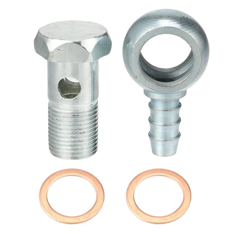 A ABSOPRO Hohlschrauben Und Beschläge 2 Stück Motorrad Hohlschrauben mit Unterlegscheiben M18 X 1,5 18mm ID von A ABSOPRO